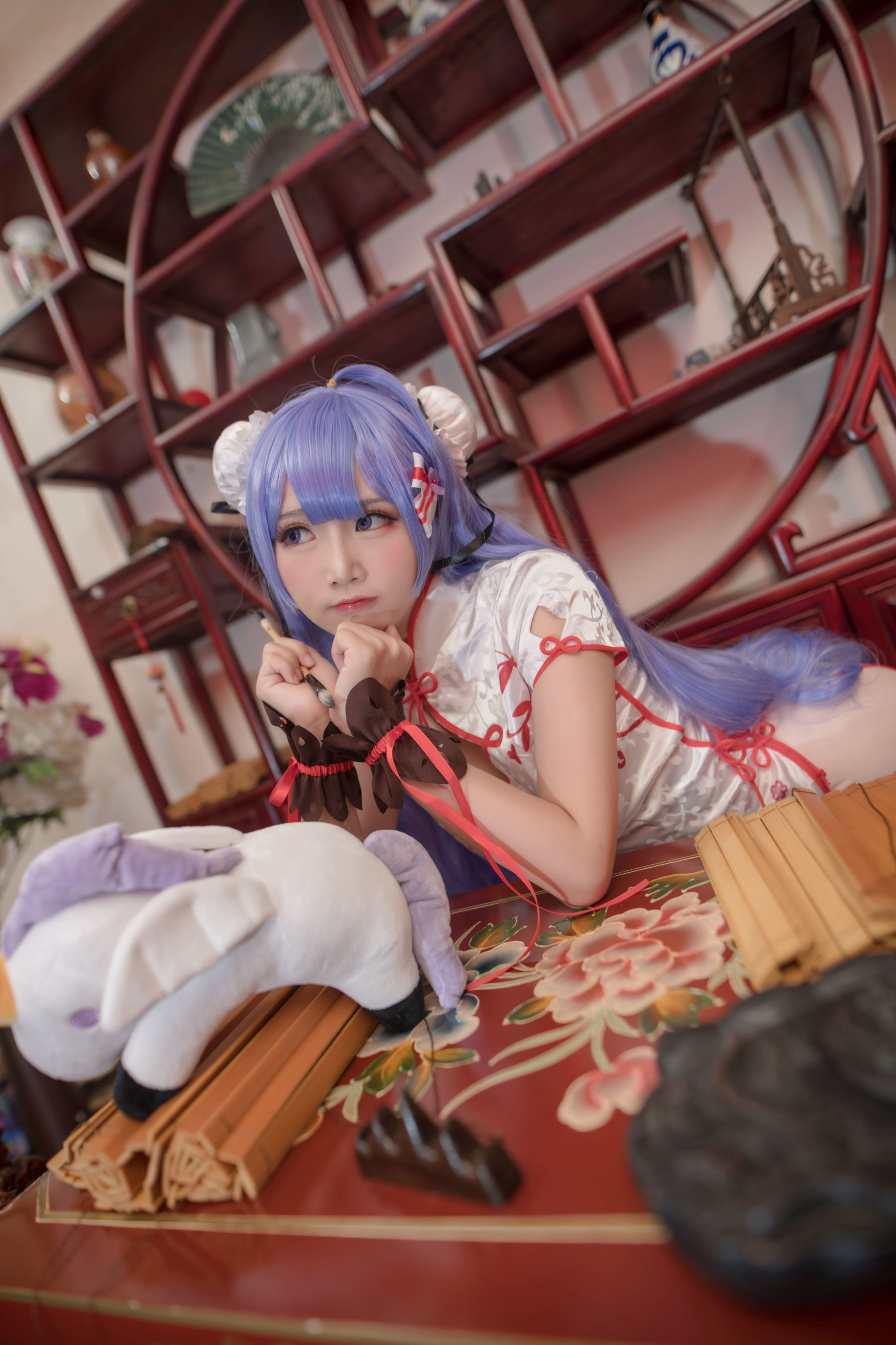 [萝莉COS] 面饼仙儿 – 旗袍COS [20P]