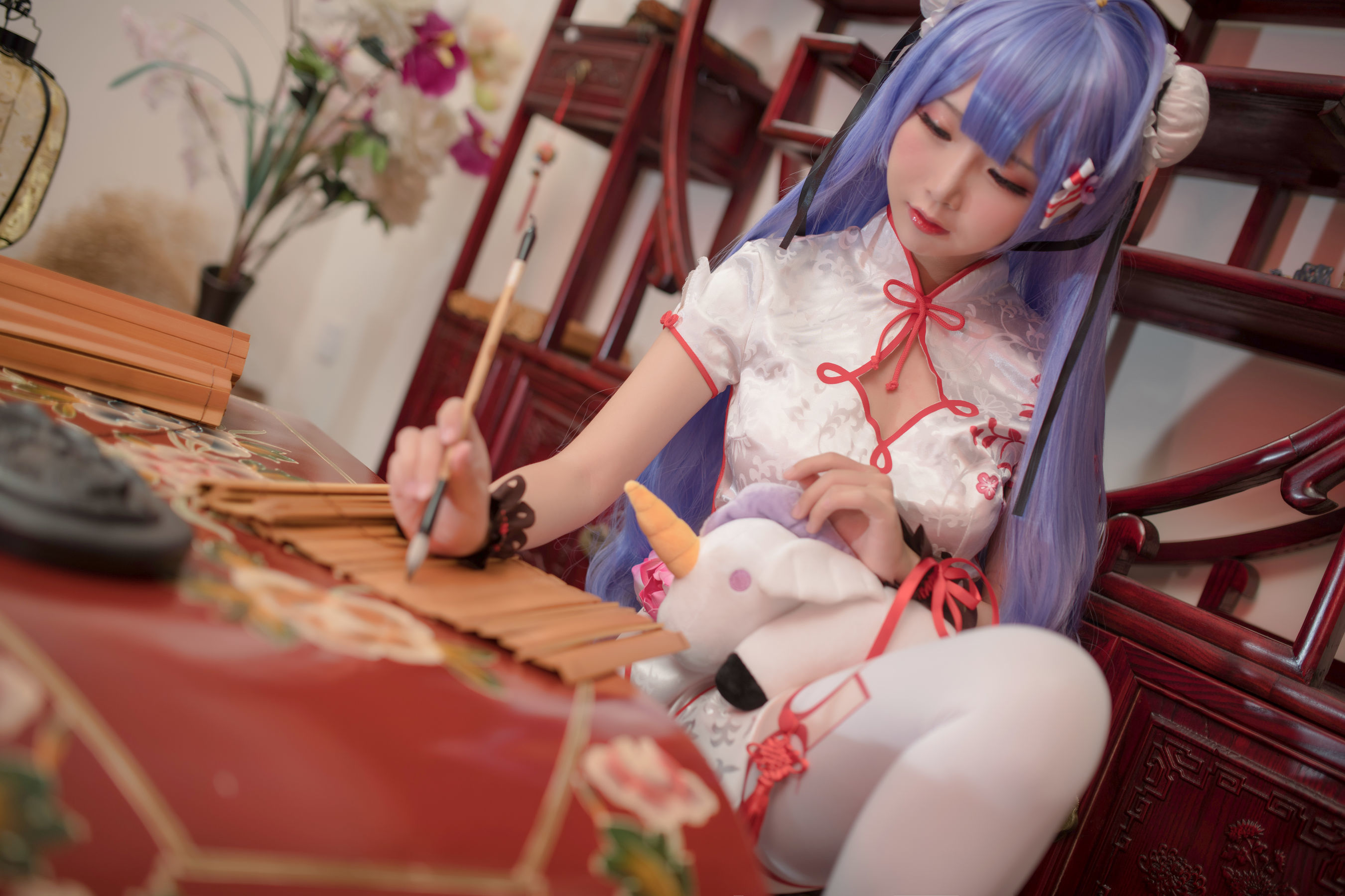 [萝莉COS] 面饼仙儿 – 旗袍COS [20P]