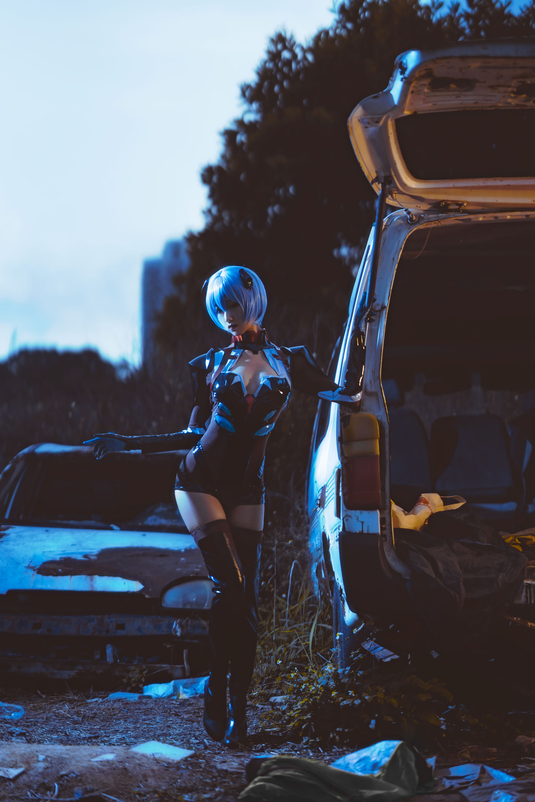 [Cosplay写真] 萌系小姐姐木绵绵OwO – 绫波丽 [28P]