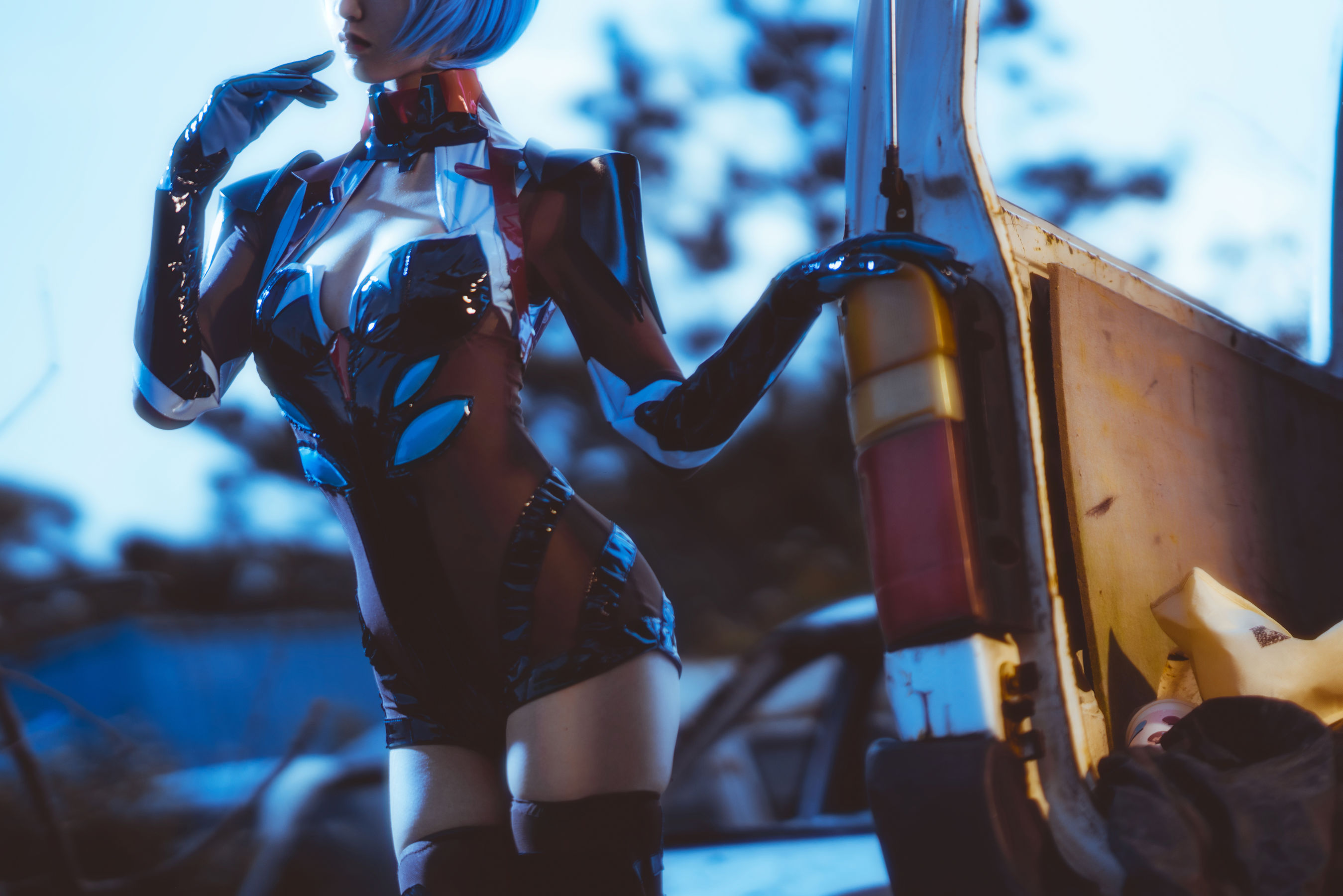 [Cosplay写真] 萌系小姐姐木绵绵OwO – 绫波丽 [28P]