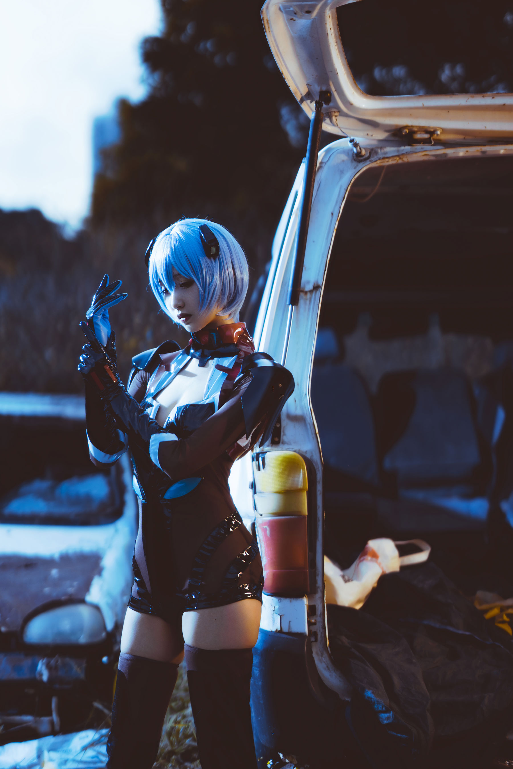 [Cosplay写真] 萌系小姐姐木绵绵OwO – 绫波丽 [28P]