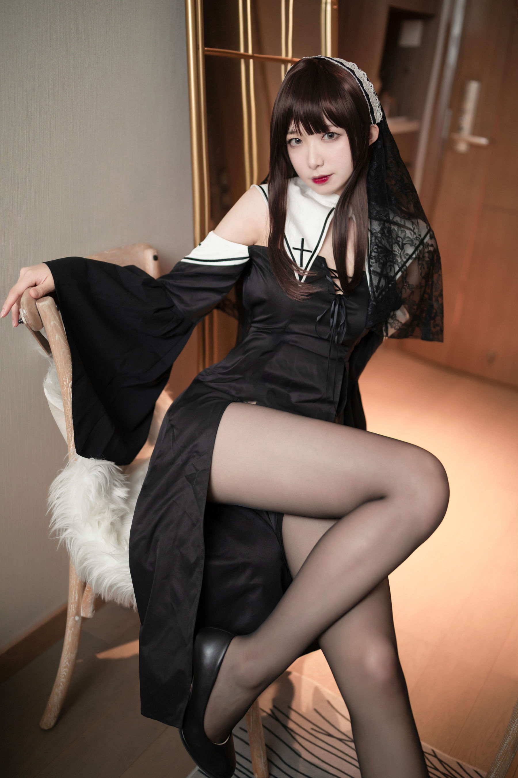 动漫博主封疆疆v – 黑色修女 [40P]