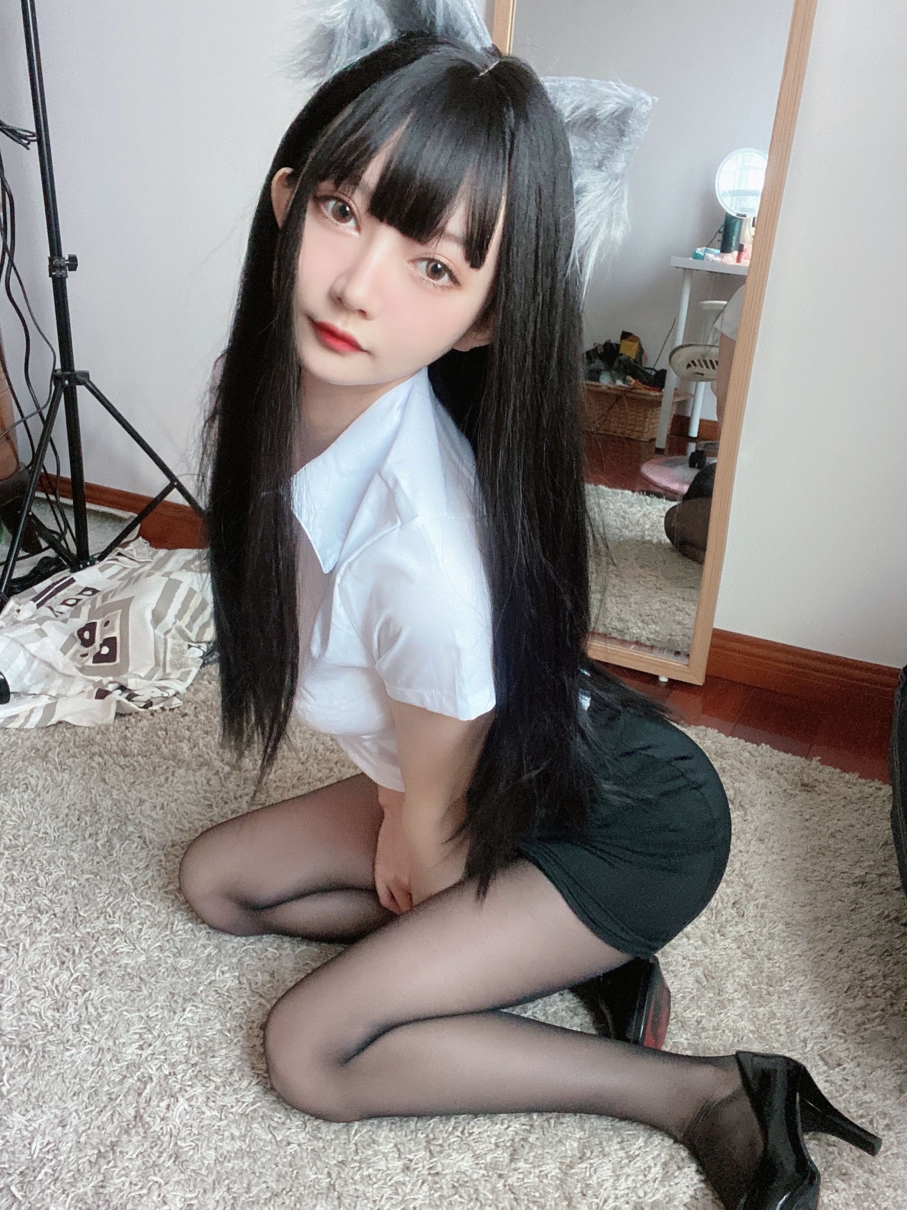 51酱 – OL衬衣 [20P]