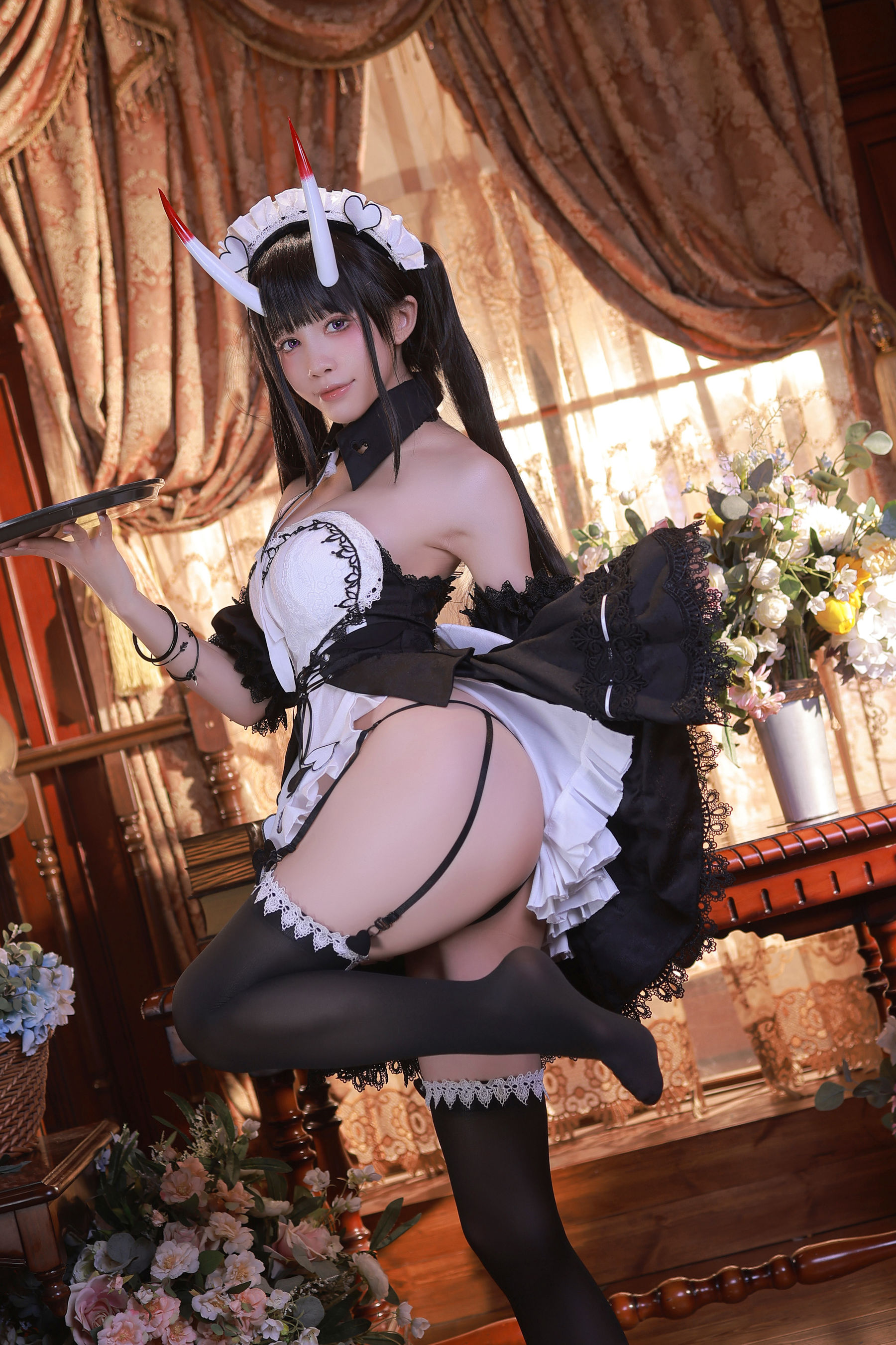 动漫博主水淼aqua – Noshiro maid [61P]