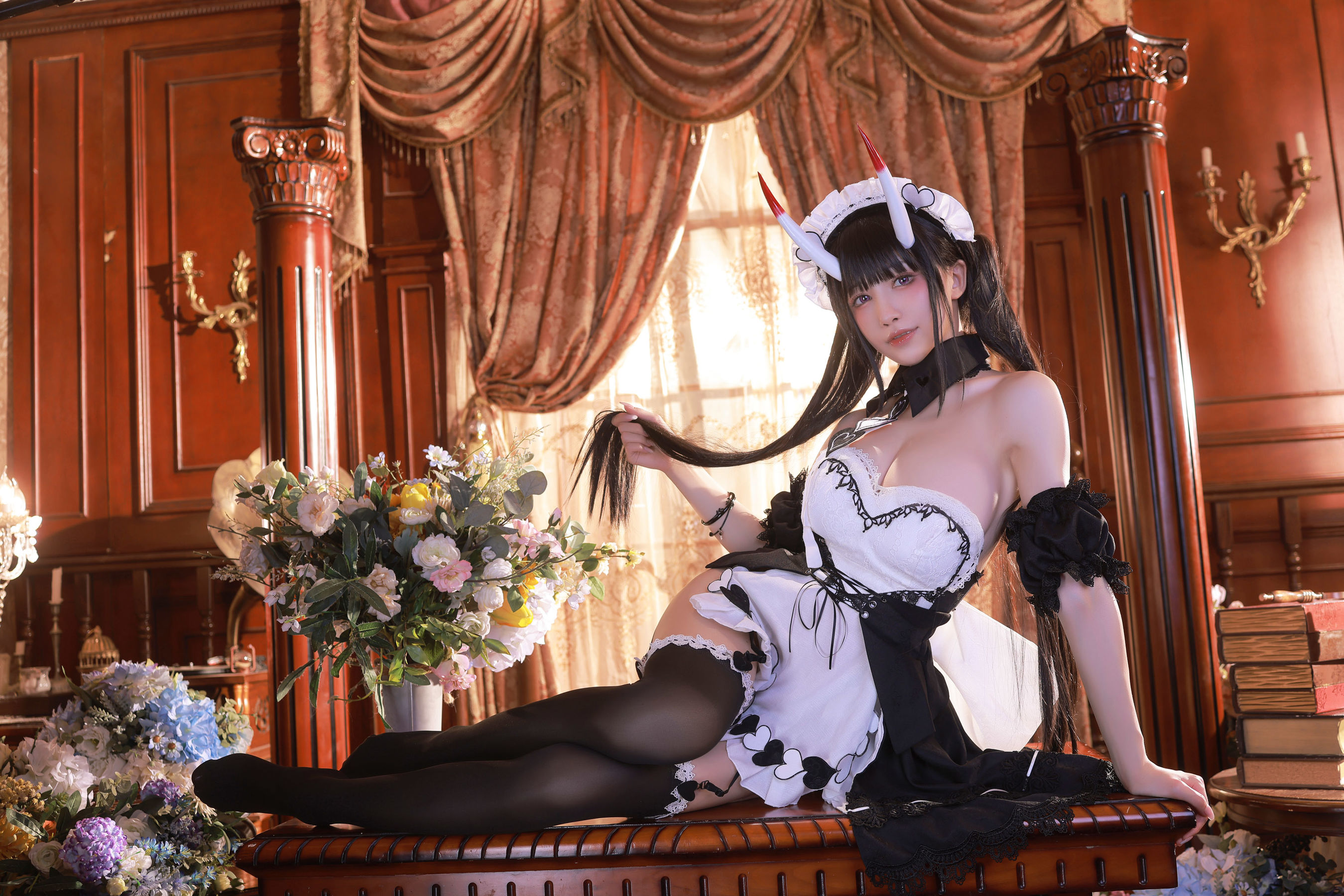 动漫博主水淼aqua – Noshiro maid [61P]