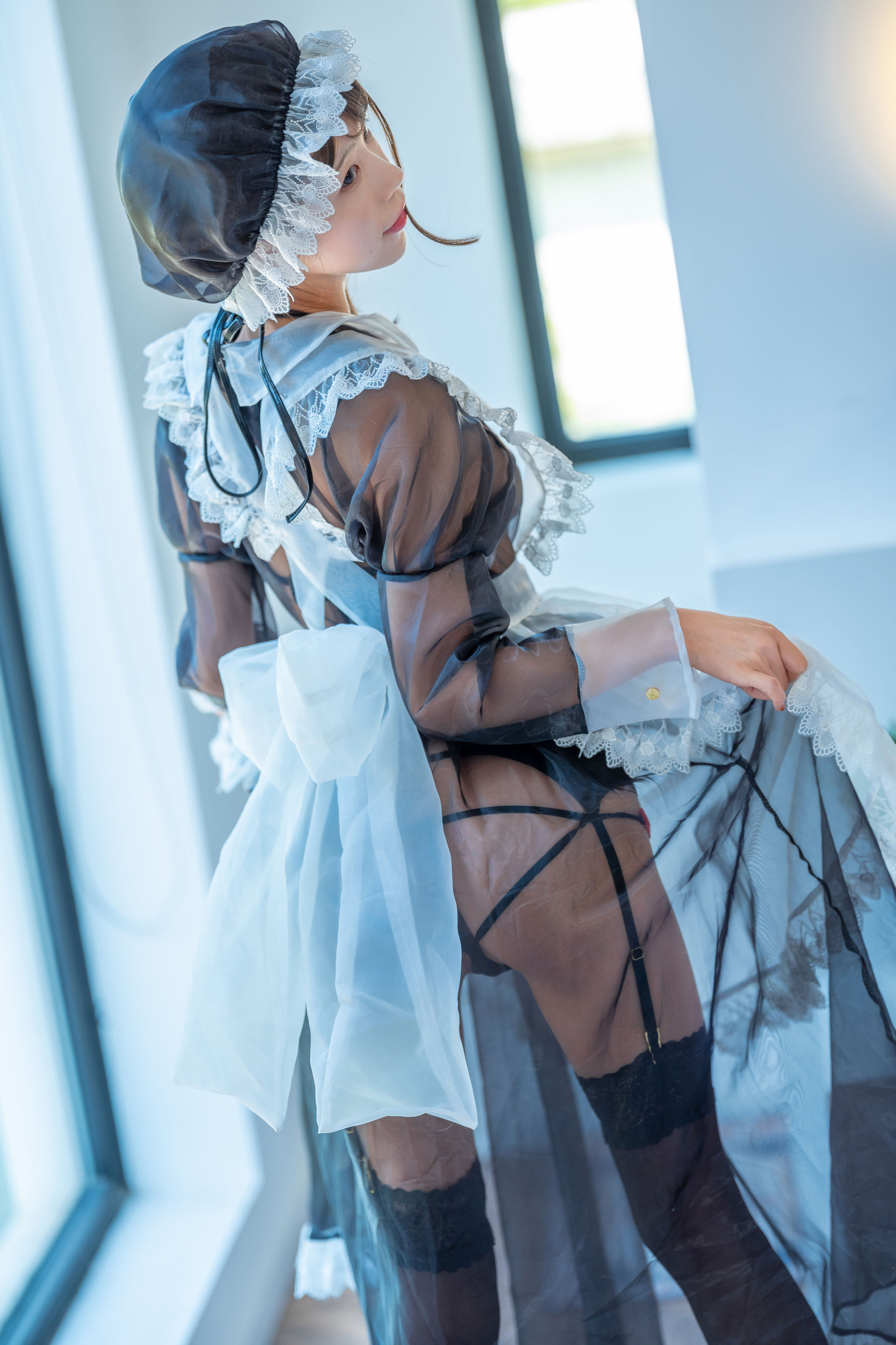 动漫博主水淼aqua – 透明女仆 [13P]