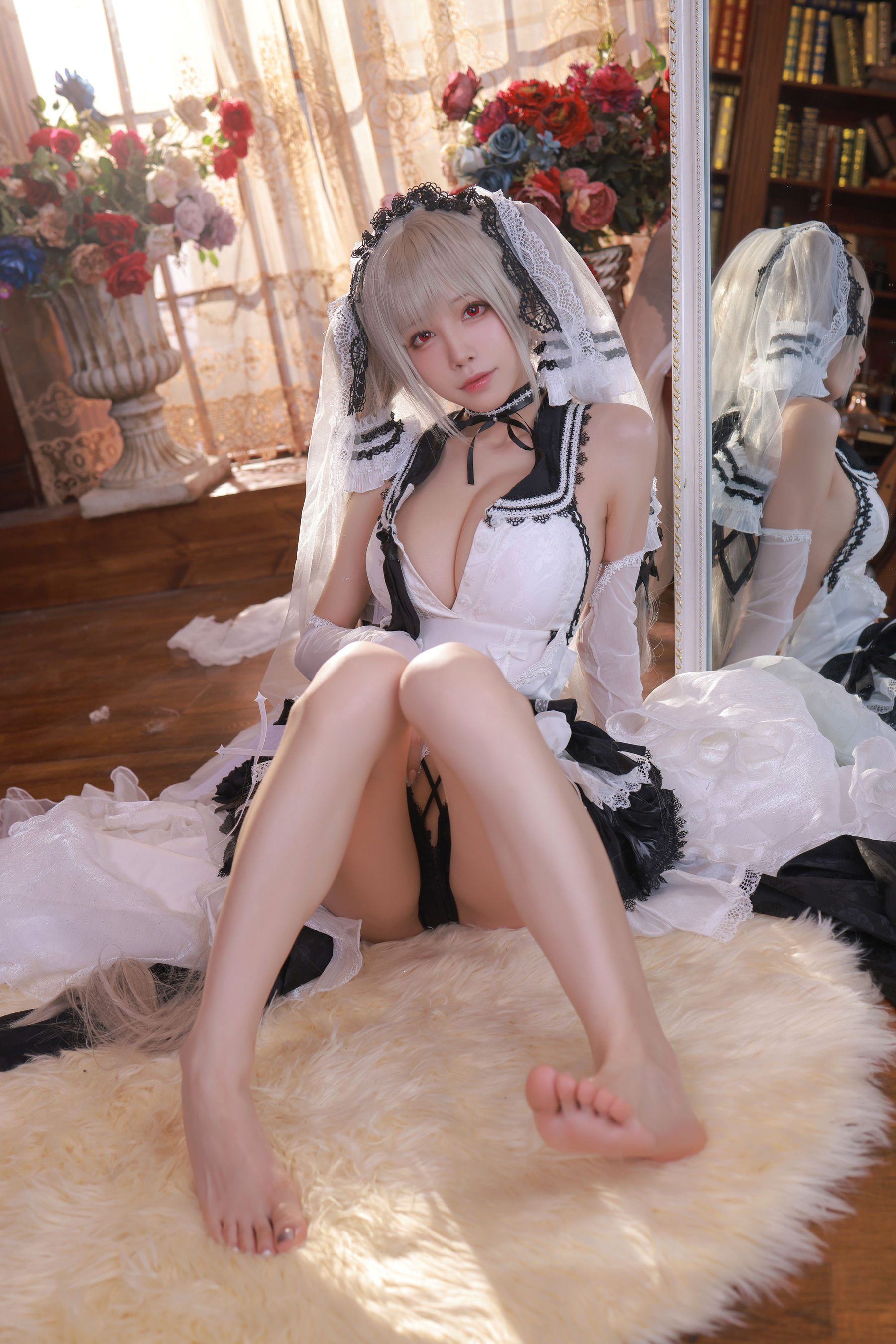 动漫博主水淼aqua – 碧蓝航线 可畏 婚纱 [45P]