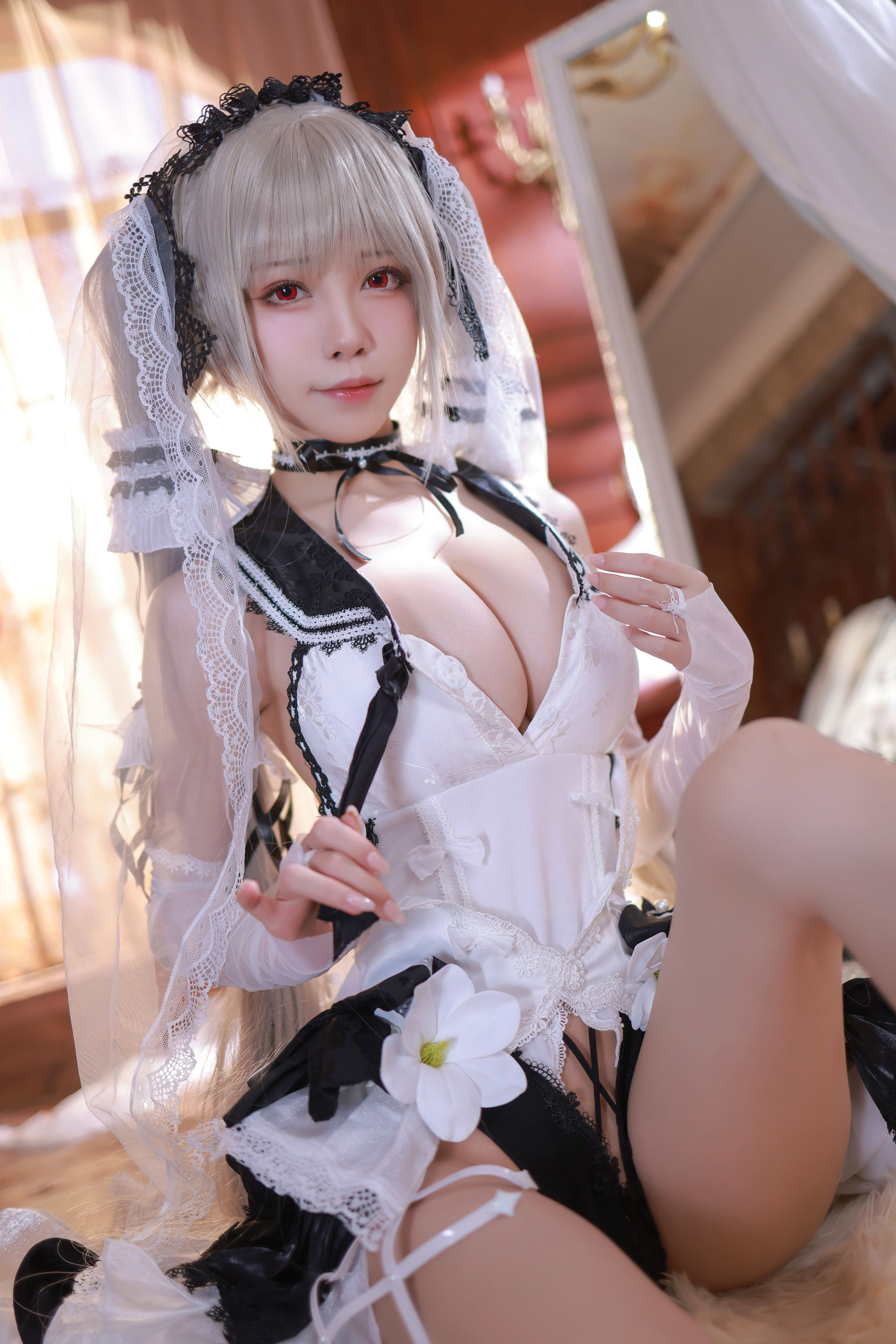 动漫博主水淼aqua – 碧蓝航线 可畏 婚纱 [45P]