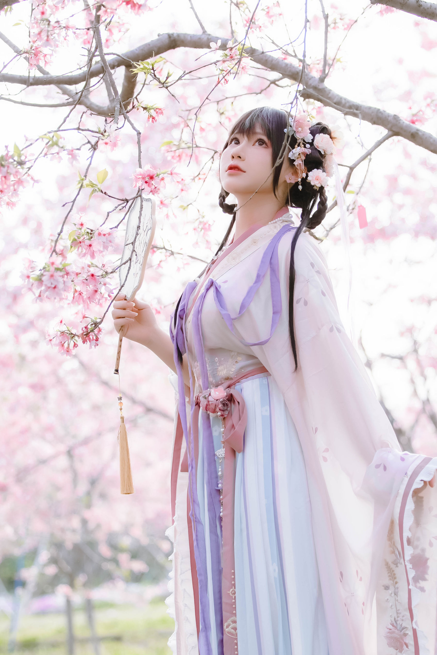 萌妹子Nyako喵子 – 樱花汉服 花神祈愿 [52P]