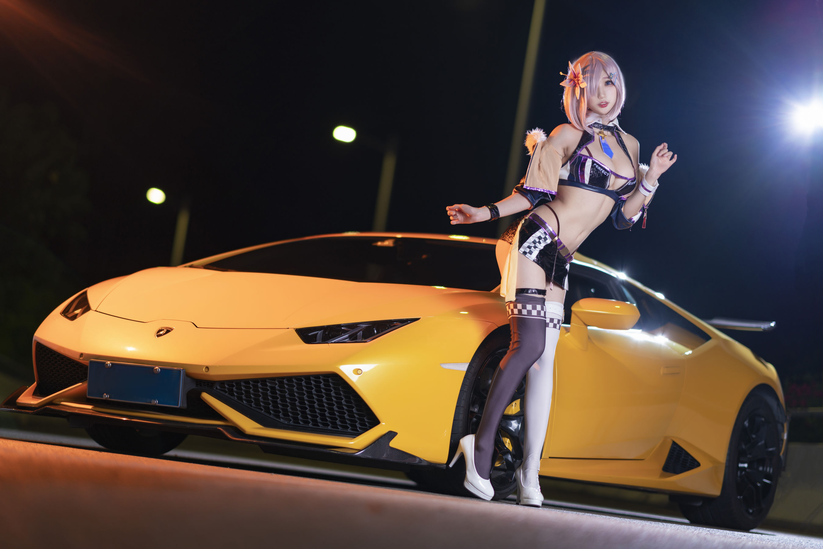 [Cosplay写真] 周叽是可爱兔兔 – 玛修赛车 [21P]