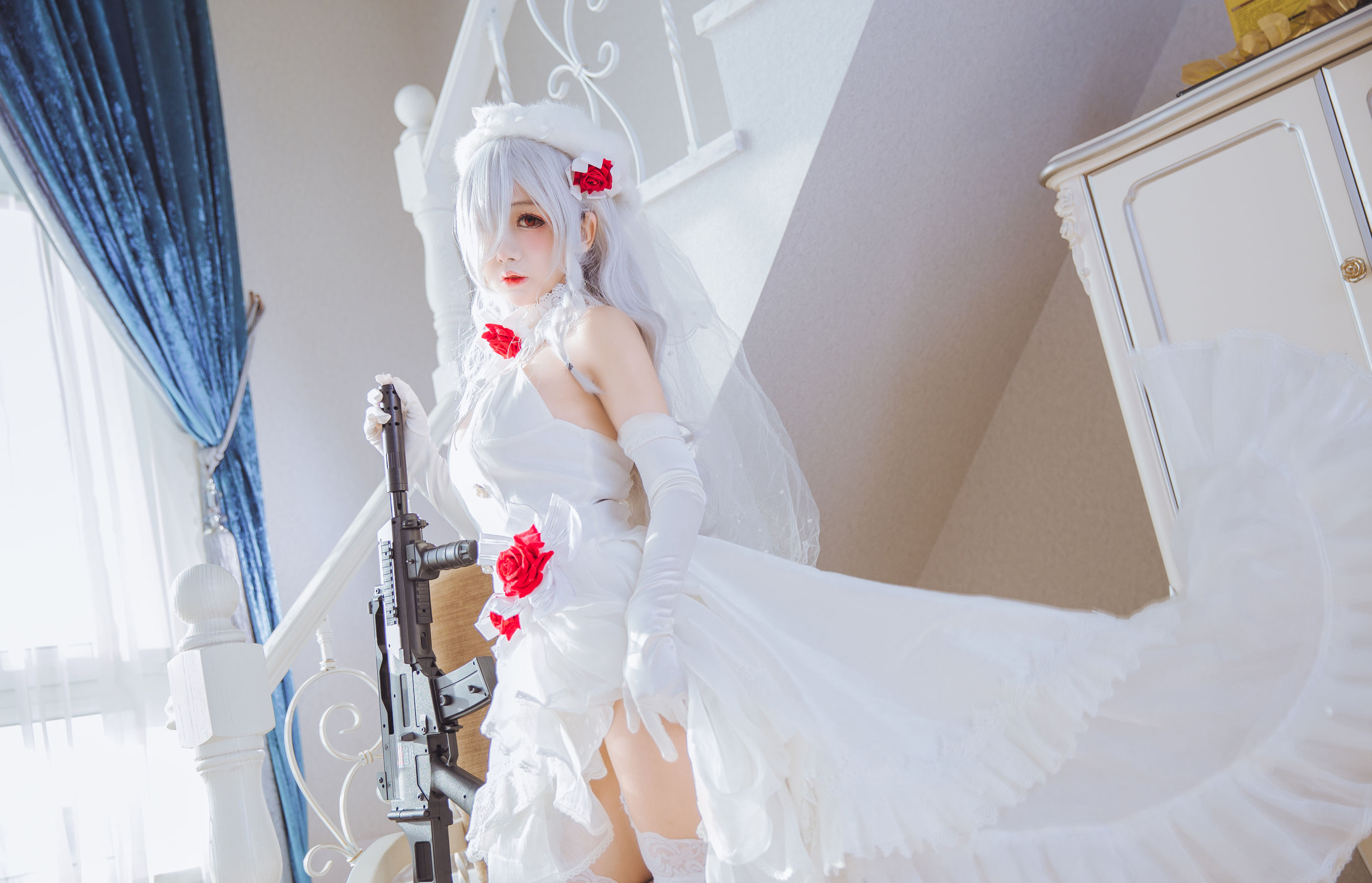 Cosplay日奈娇 g36c 礼服 [40P]