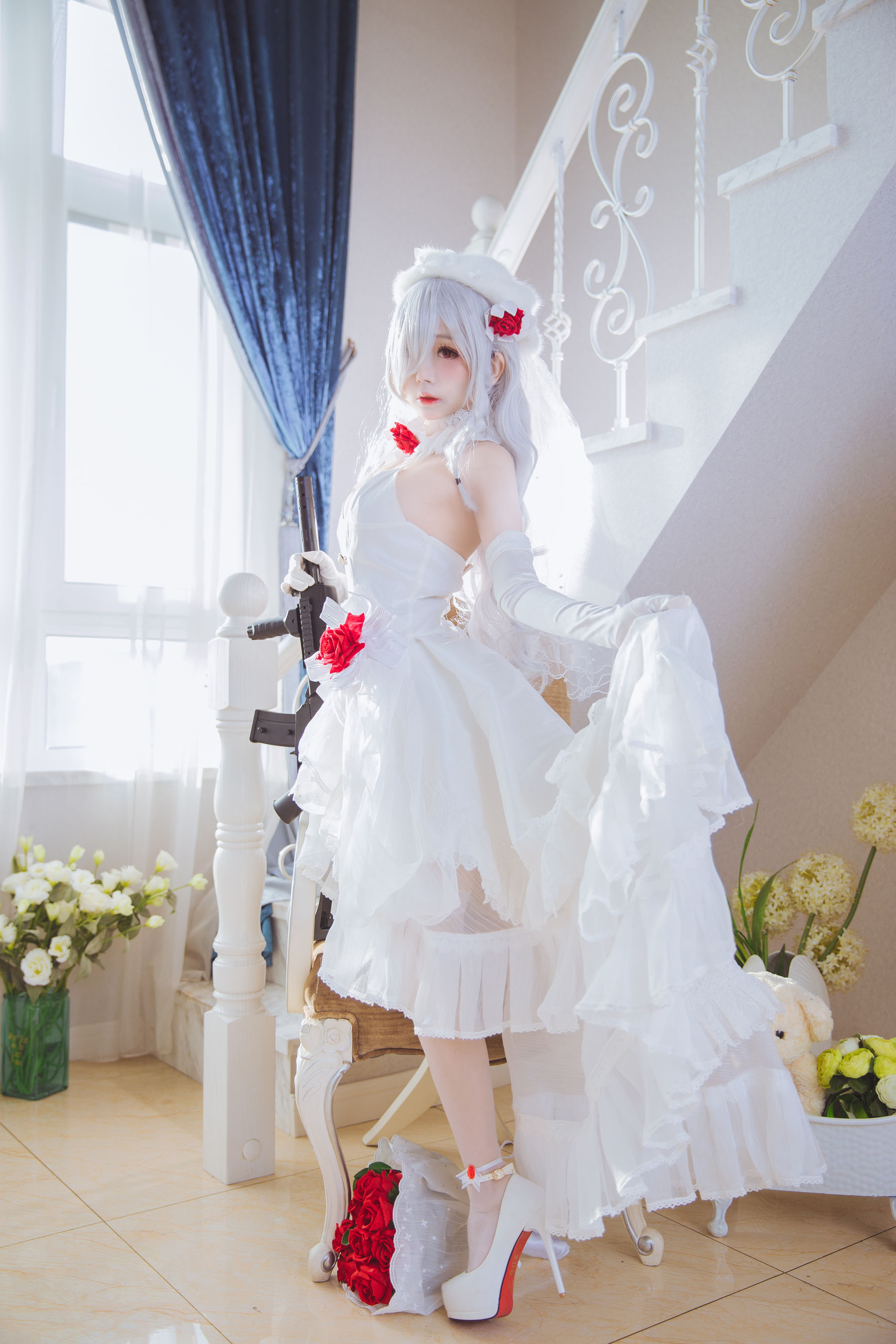 Cosplay日奈娇 g36c 礼服 [40P]