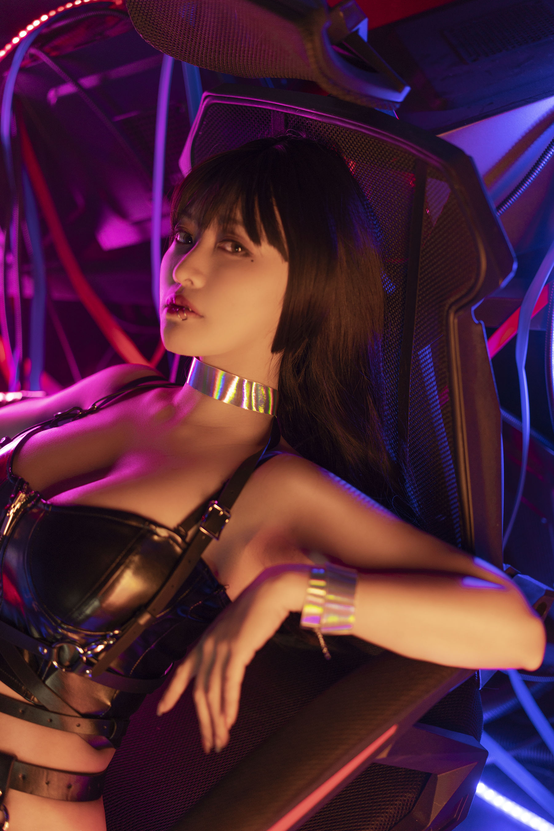 动漫博主脱尾巴Mizuki – 赛博朋克 [40P]