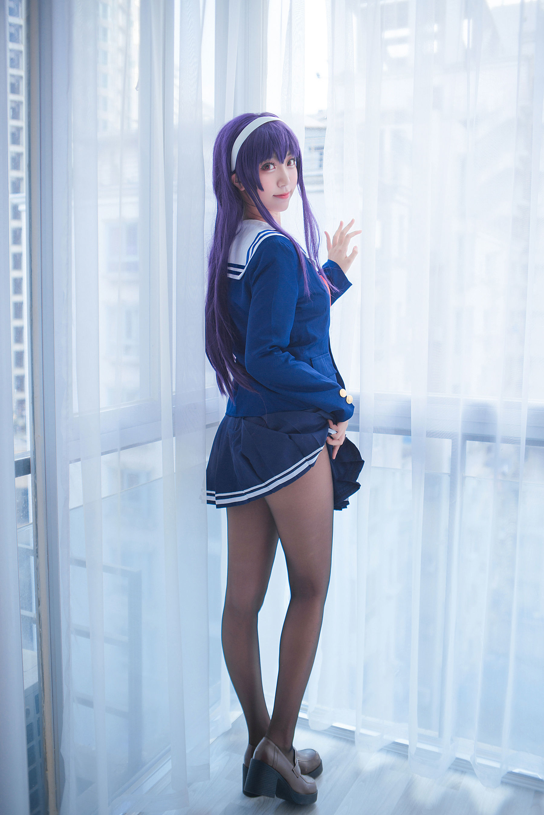 [Cosplay写真] 人气Coser黑川 – 学姐 [10P]