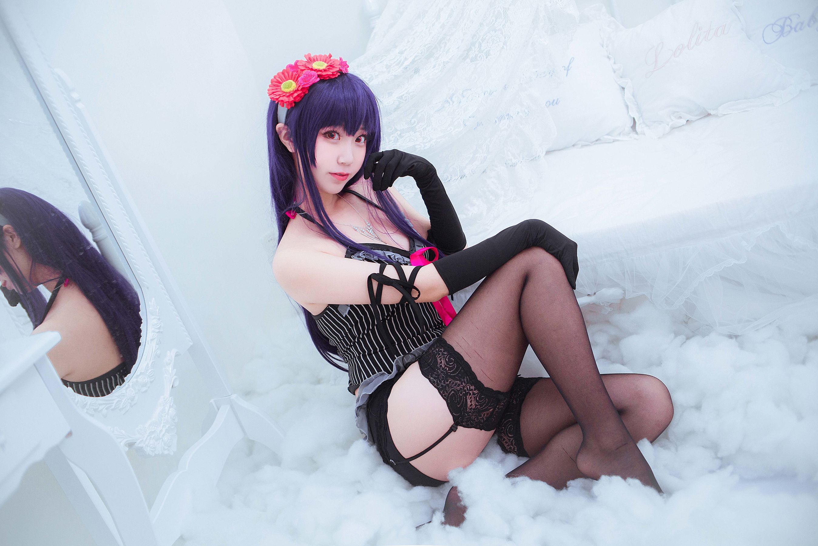 [Cosplay写真] 人气Coser黑川 – 学姐 [10P]