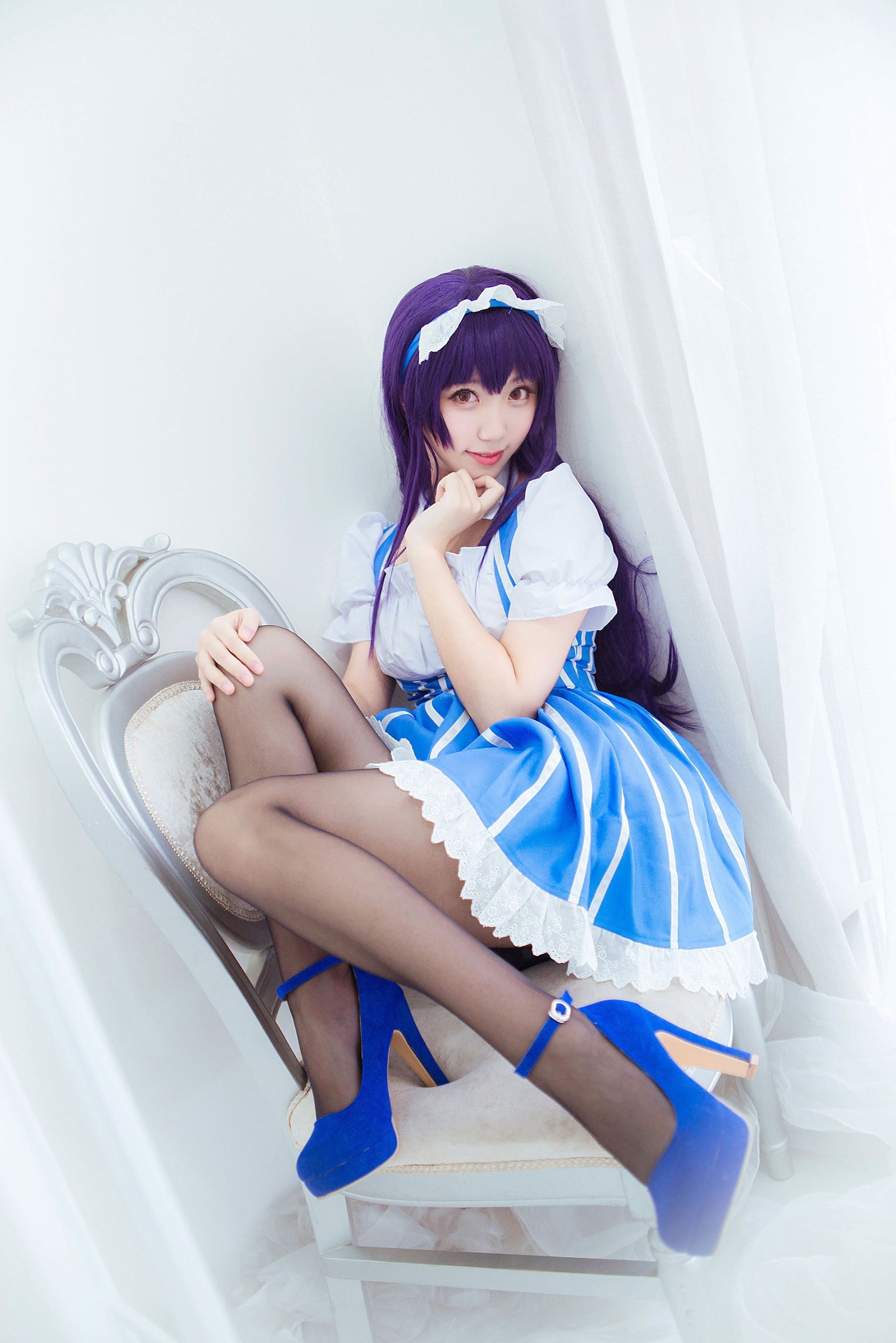[Cosplay写真] 人气Coser黑川 – 学姐 [10P]