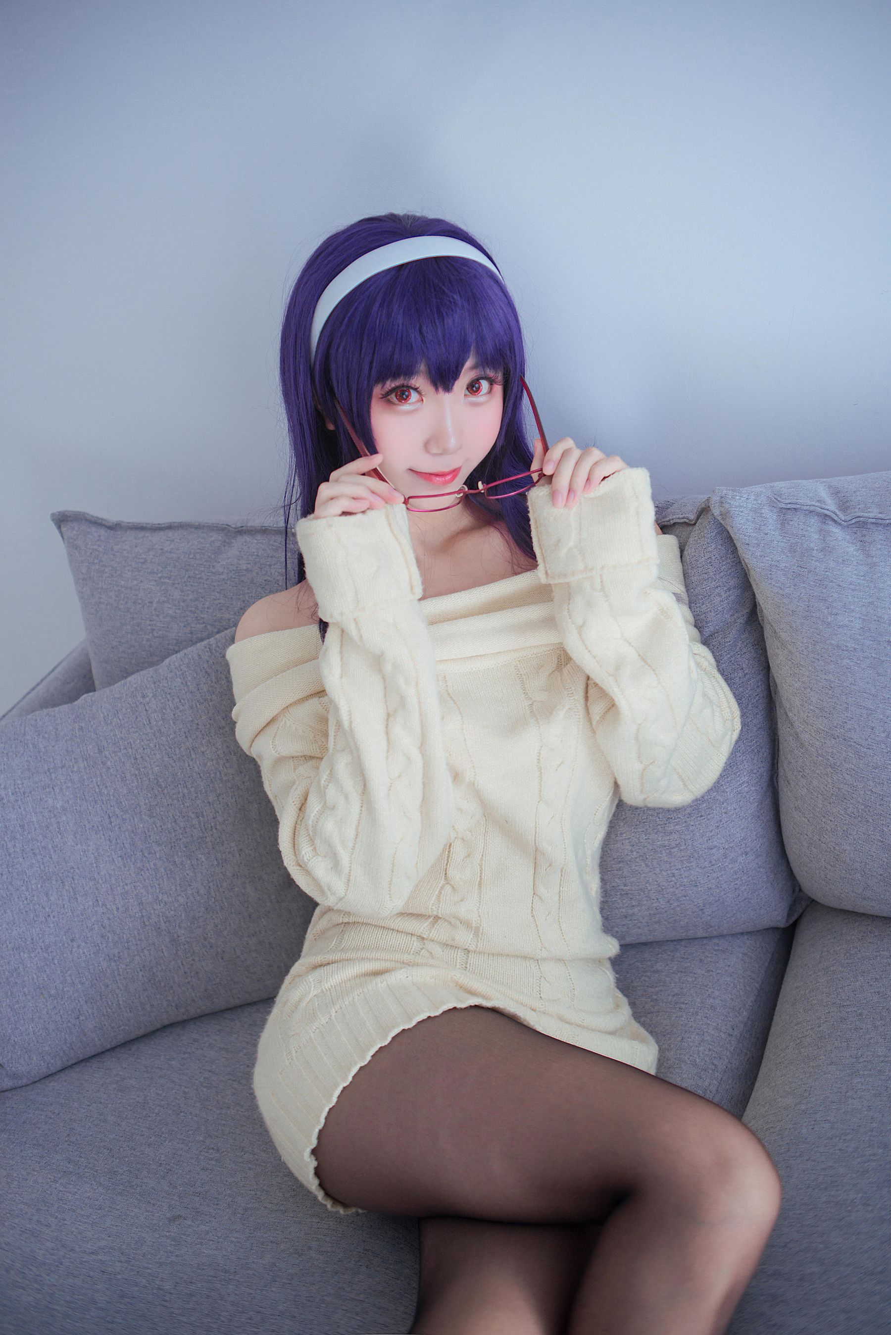 [Cosplay写真] 人气Coser黑川 – 学姐 [10P]