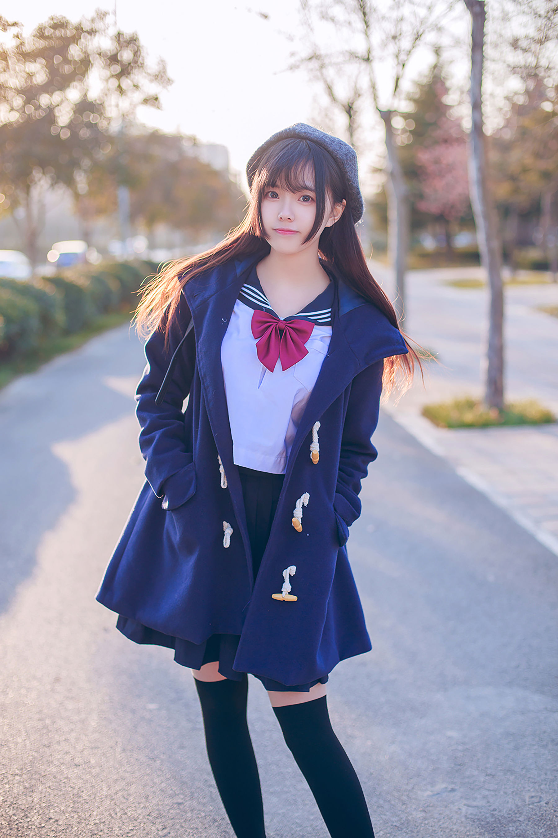 萌系小野妹子w JK黑丝 [9P]