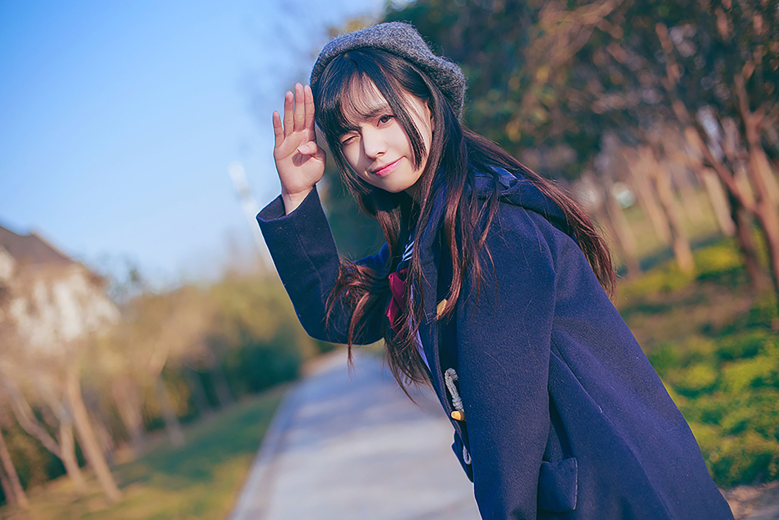 萌系小野妹子w JK黑丝 [9P]