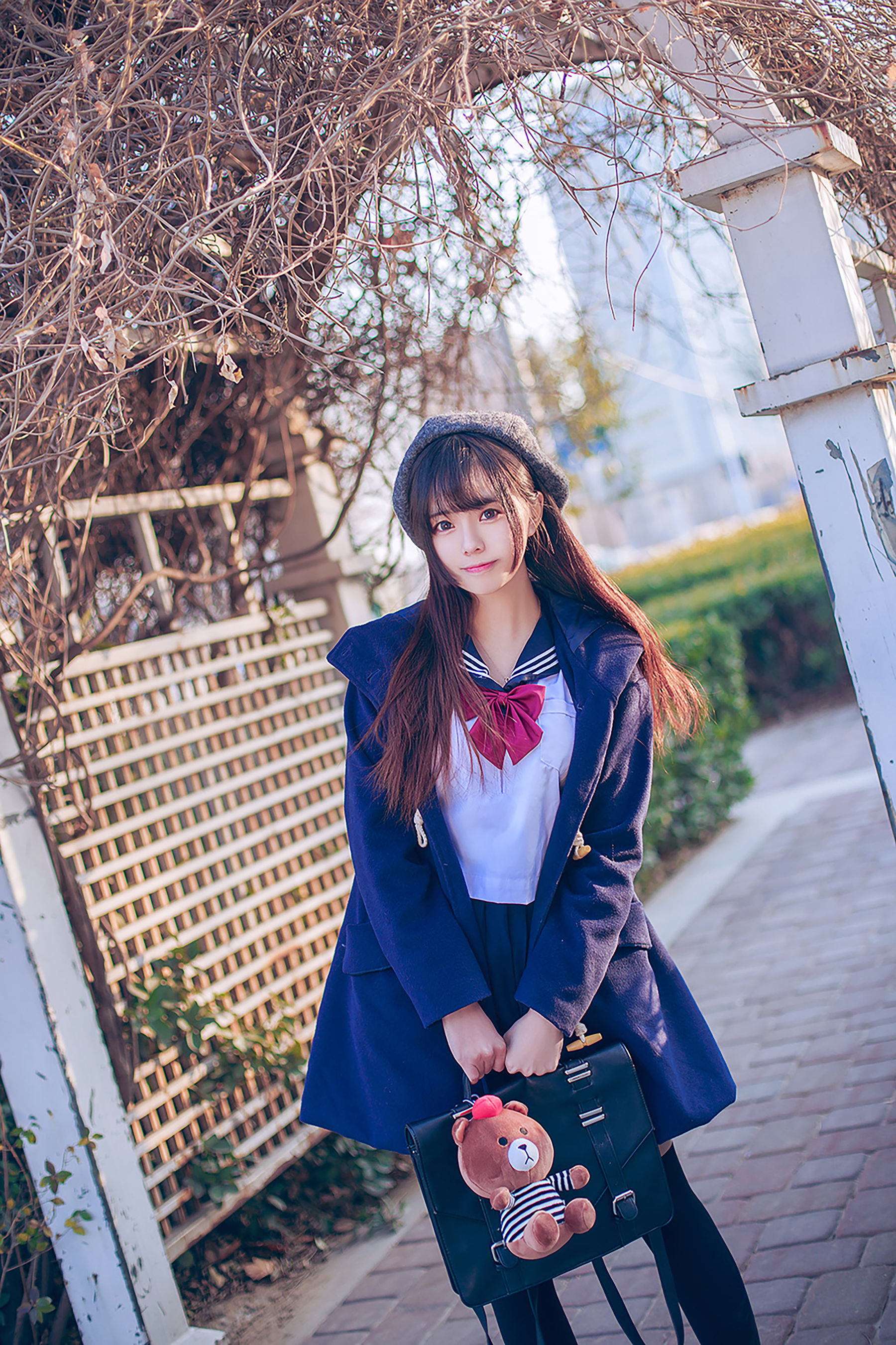 萌系小野妹子w JK黑丝 [9P]