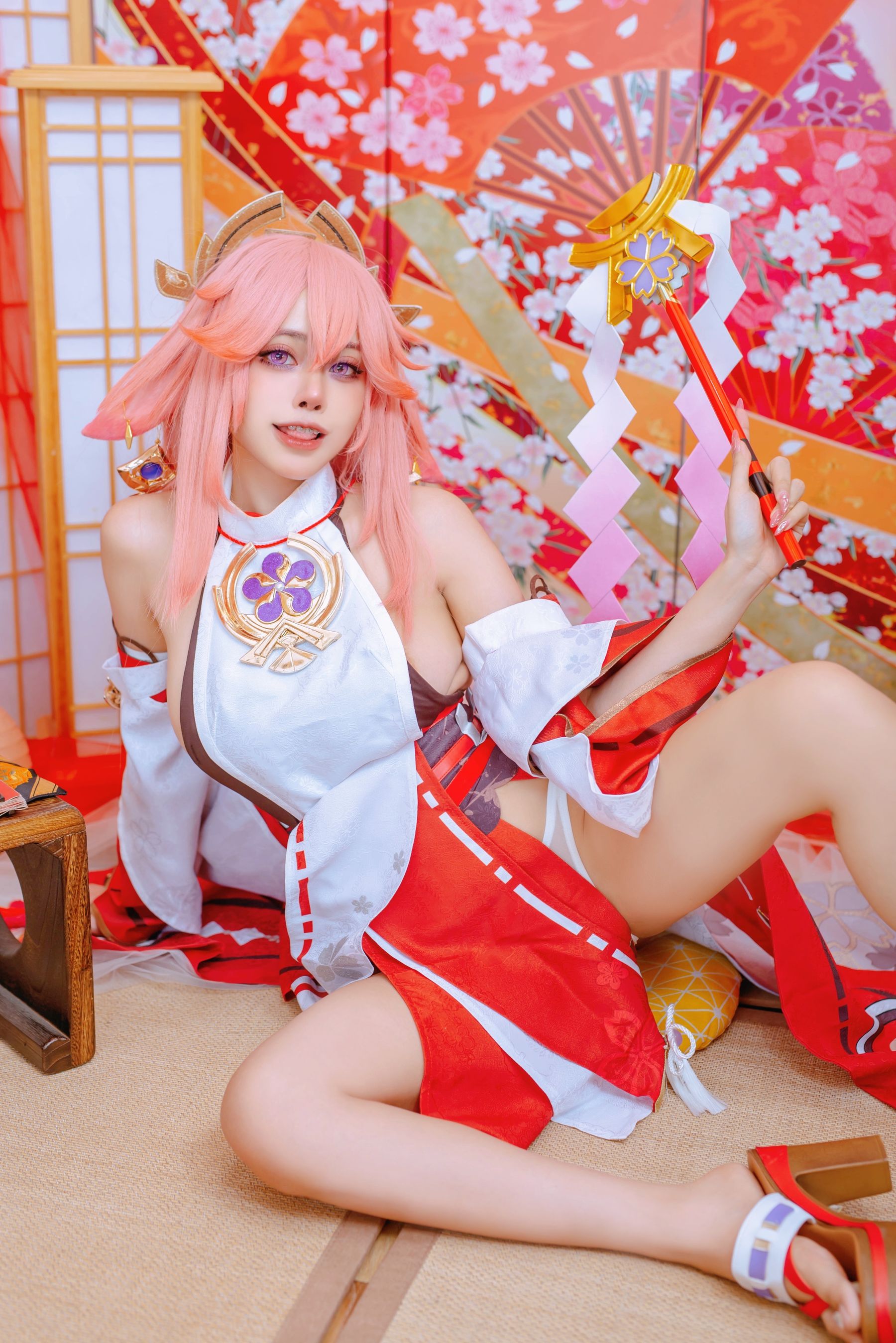日本性感萝莉Byoru&Yae Miko Raiden Shogun [94P]