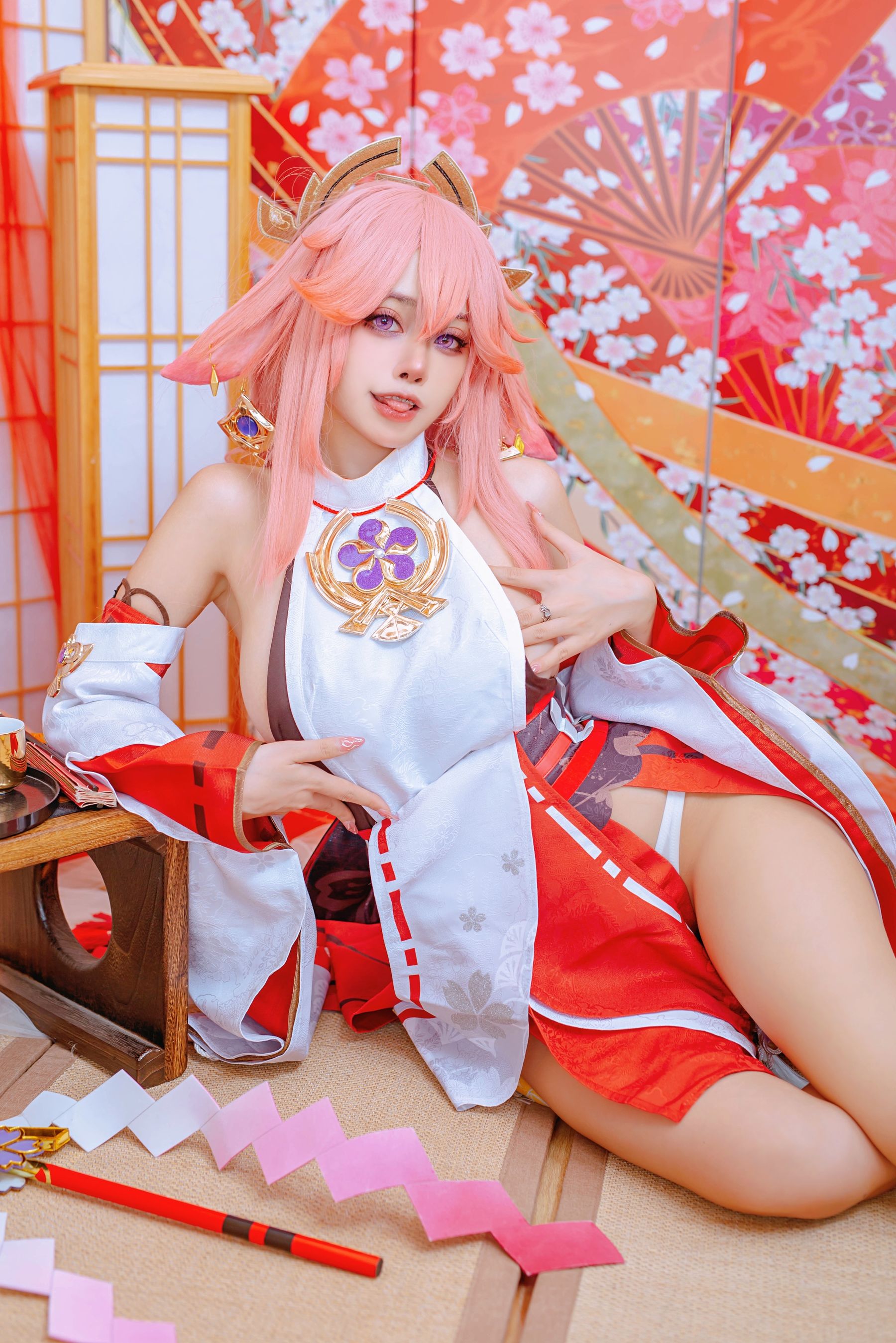 日本性感萝莉Byoru&Yae Miko Raiden Shogun [94P]