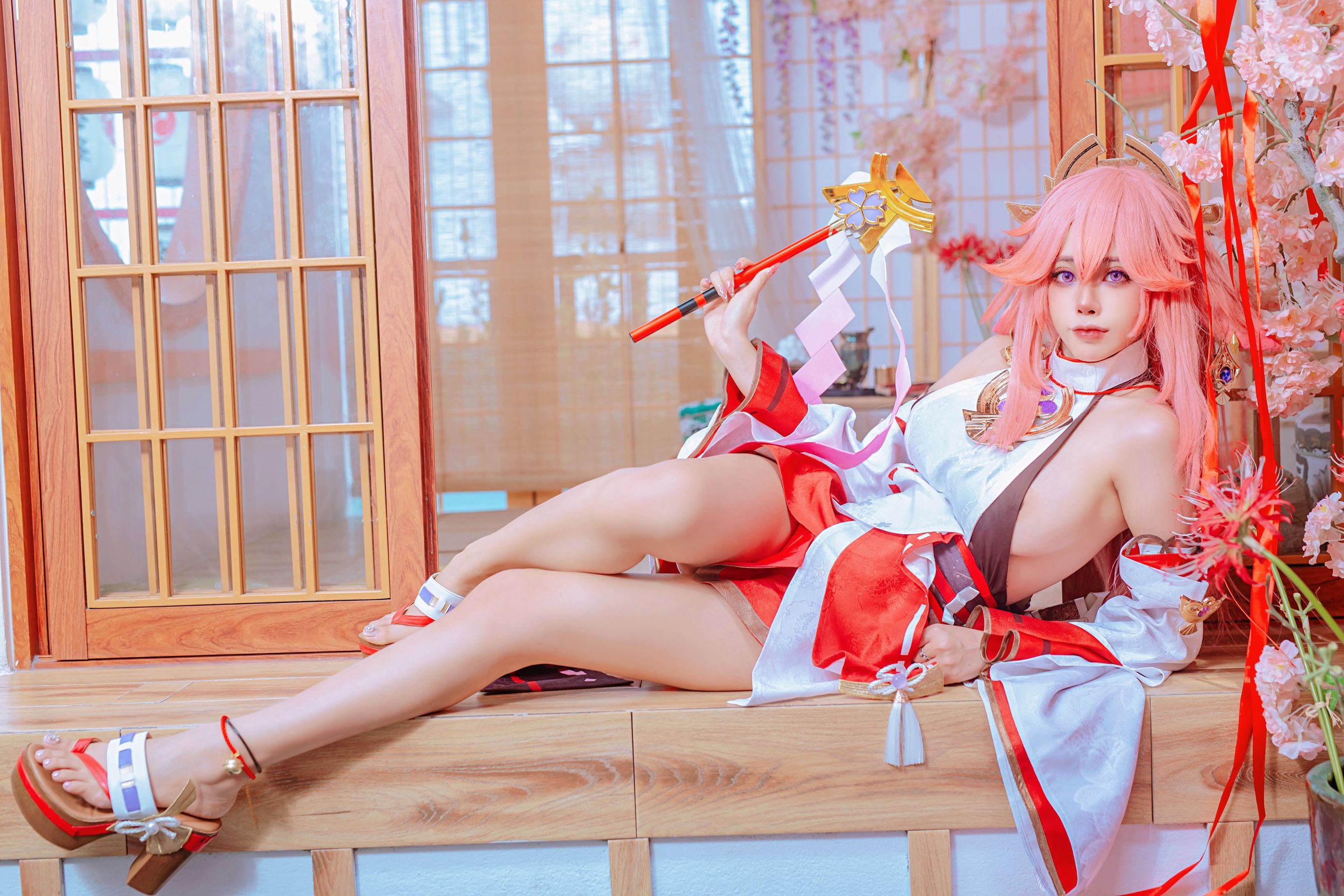 日本性感萝莉Byoru&Yae Miko Raiden Shogun [94P]