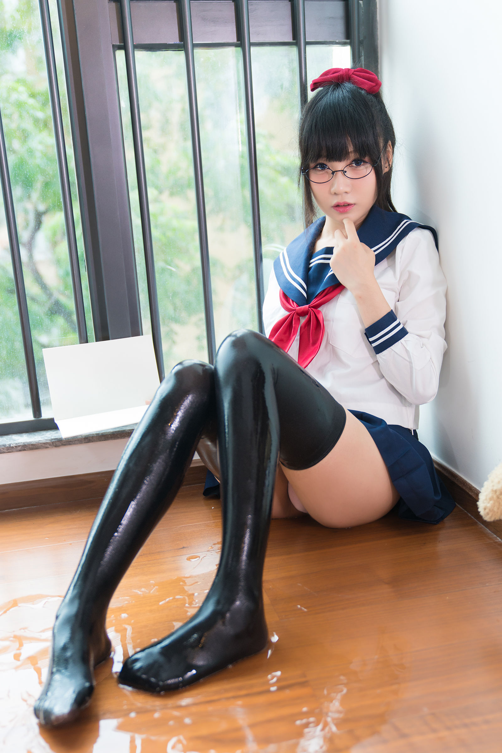 銘銘Kizami 湿湿的JK [42P]