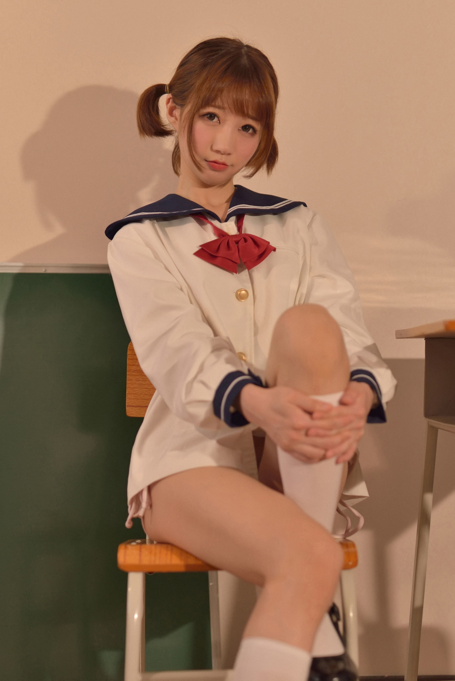 [萝莉COS] NAGISA魔物喵 VOL.08 生理课 [75P]