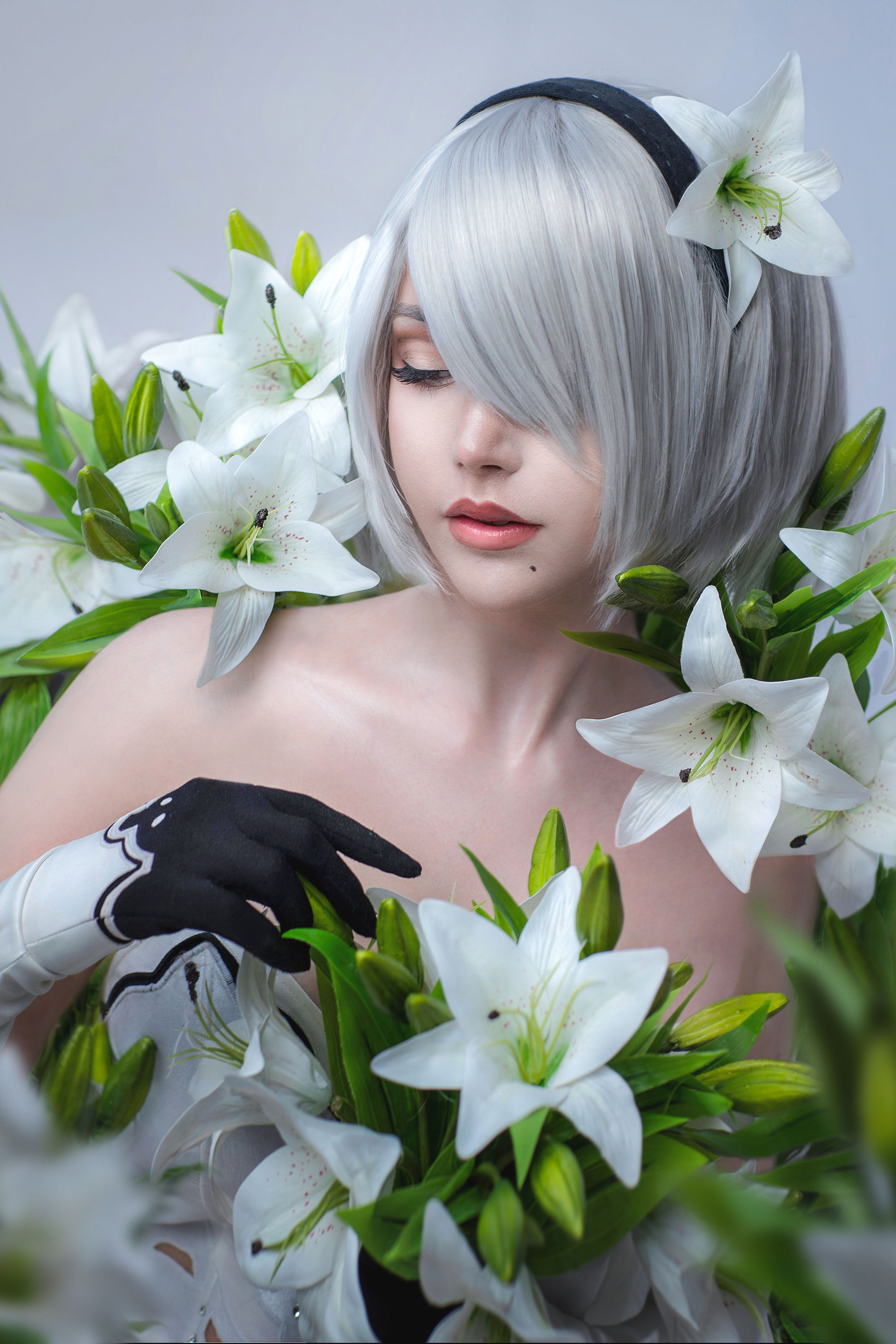 国外美女SayaTheFox – 2B Floral [10P]