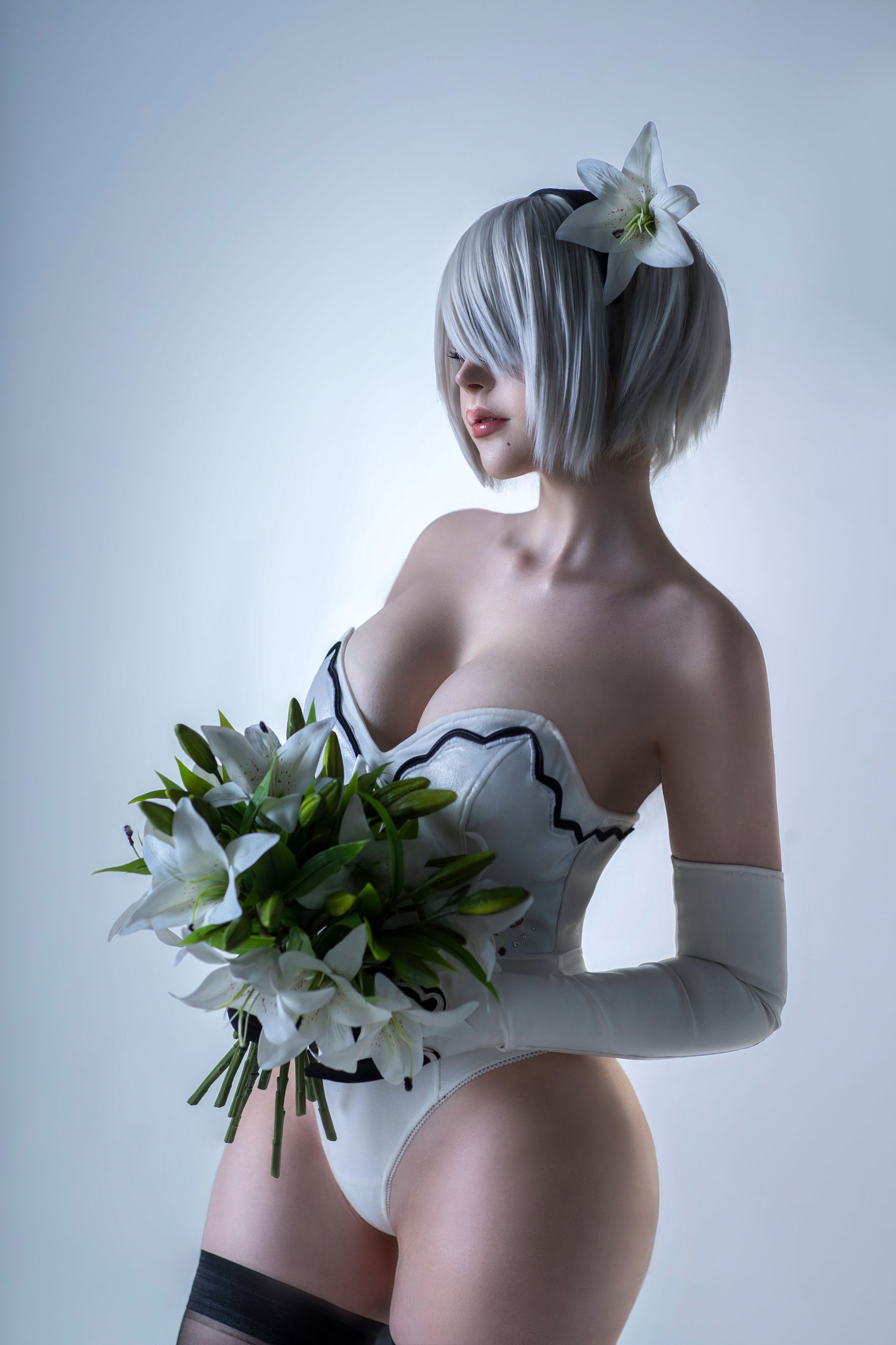 国外美女SayaTheFox – 2B Floral [10P]