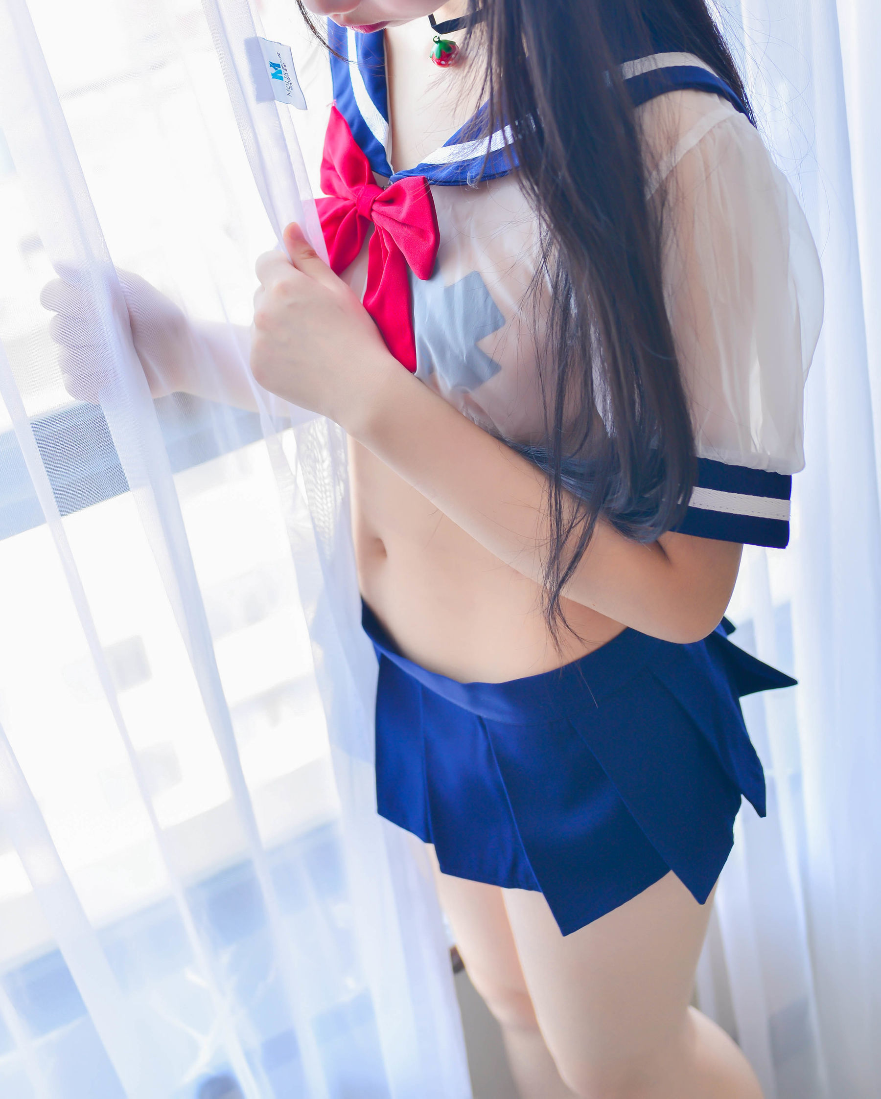 [萝莉COS] 雪琪 – 透明JK [20P]