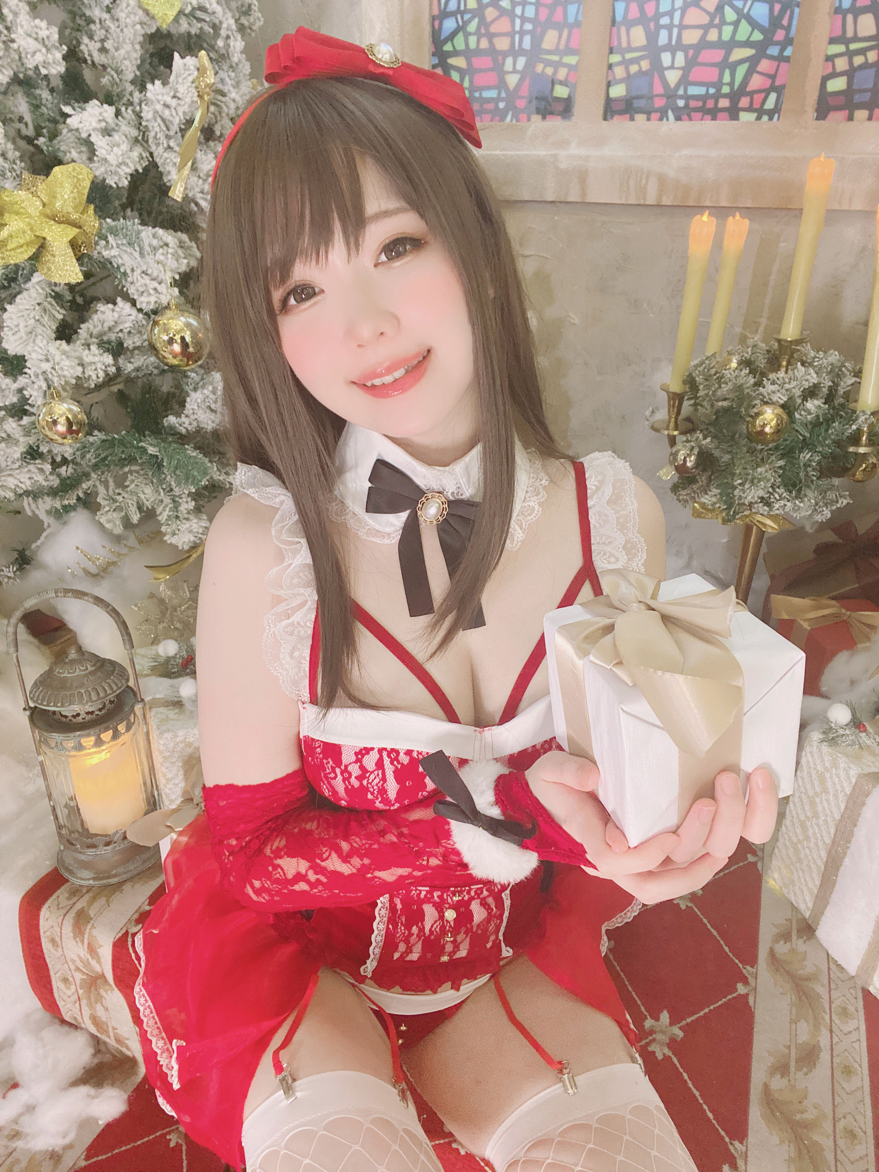 微博妹纸霜月shimo – もうすぐ今年も終わります！ [20P]