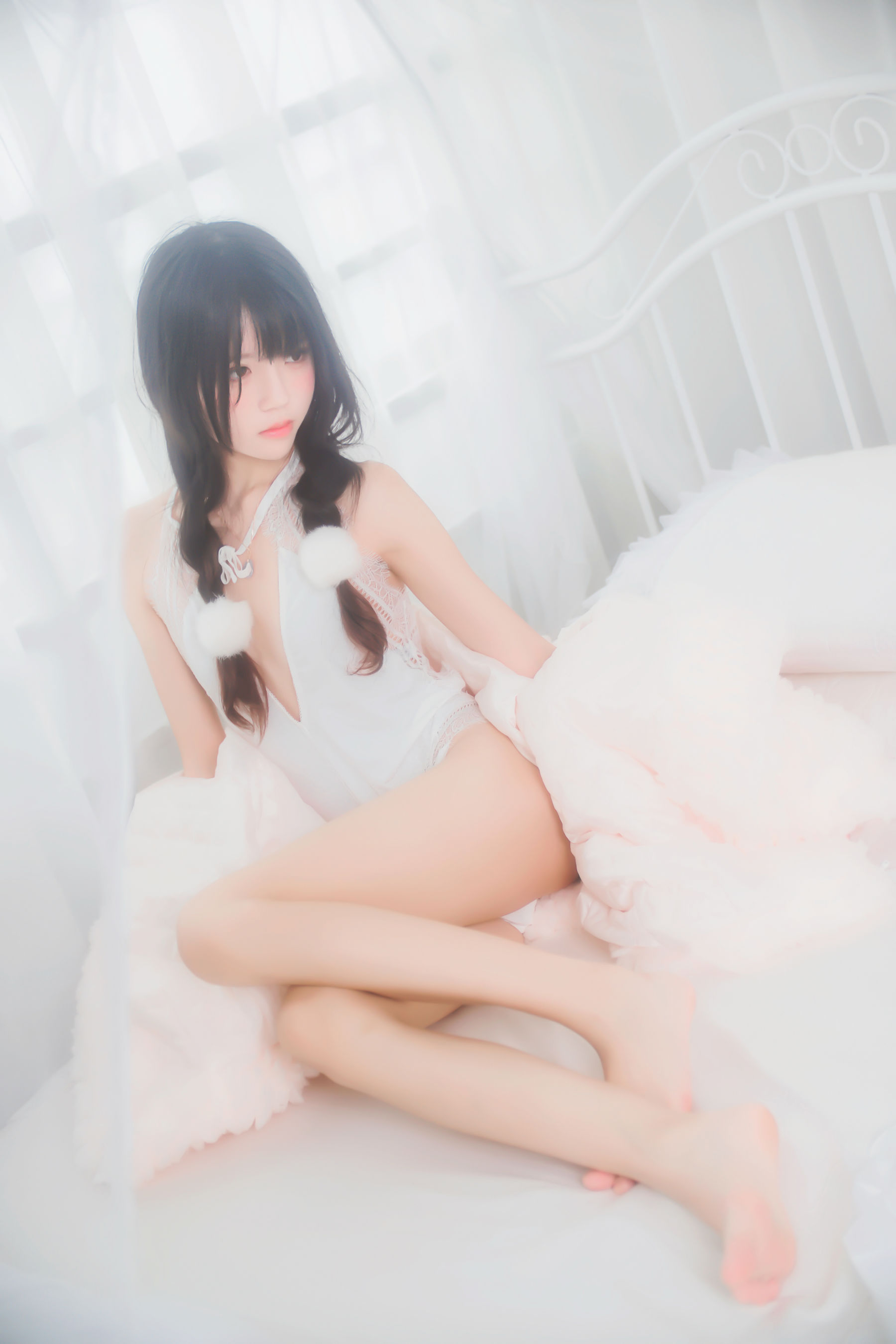 桜桃喵 冬眠系列 纯白私房 [46P]