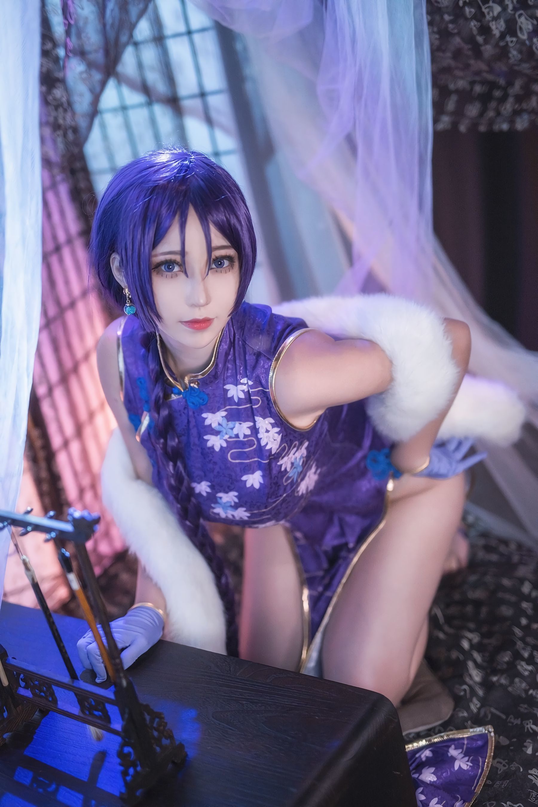 [萝莉COS] 萌妹菌烨tako – FGO奶光旗袍 [19P]