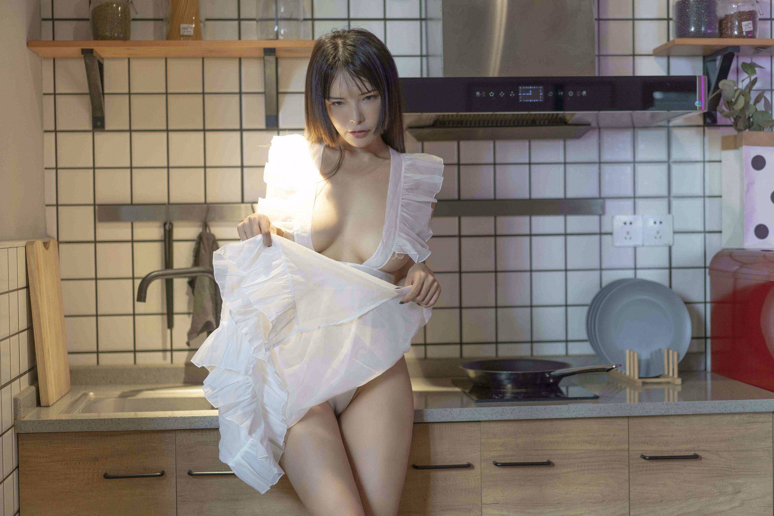 秋和柯基(夏小秋秋秋) – 透明围裙3-下面给你吃 [57P]