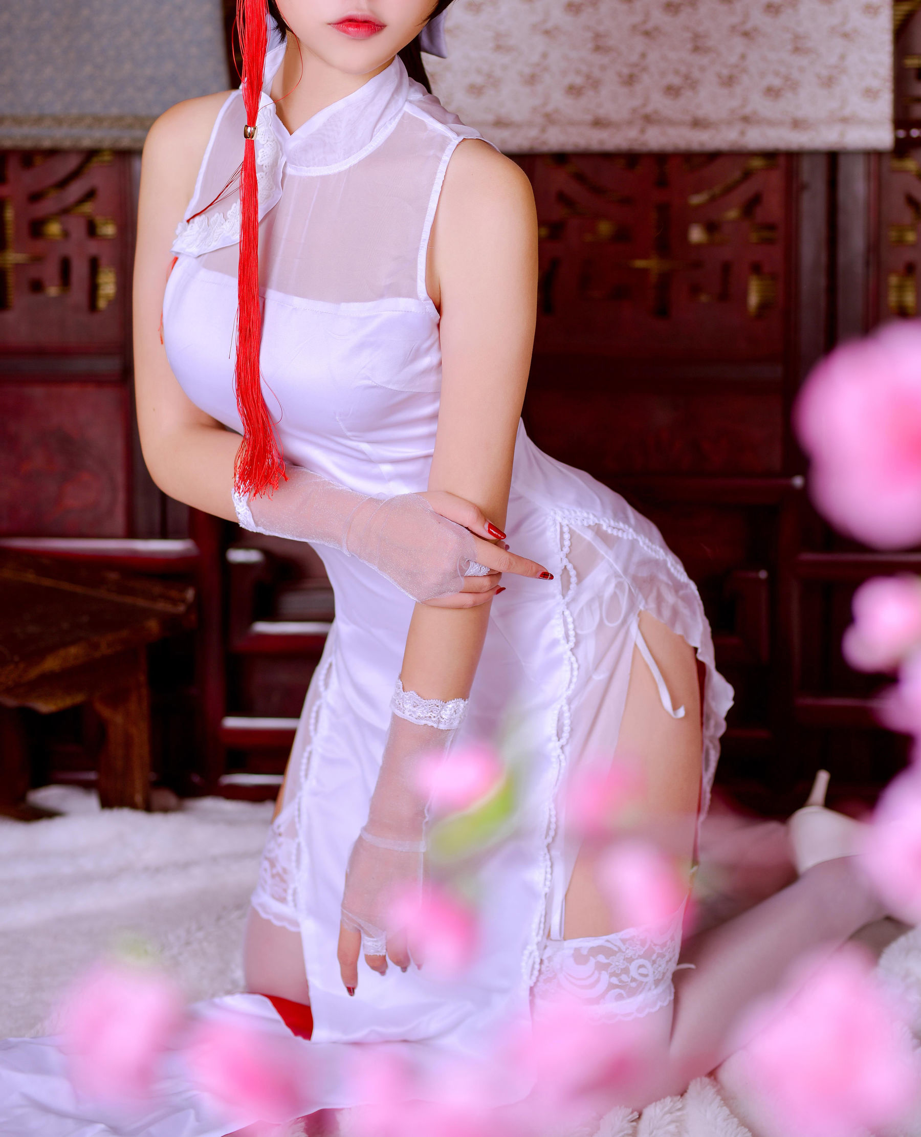 人气Coser二佐Nisa – 碧蓝航线 高雄旗袍 [40P]
