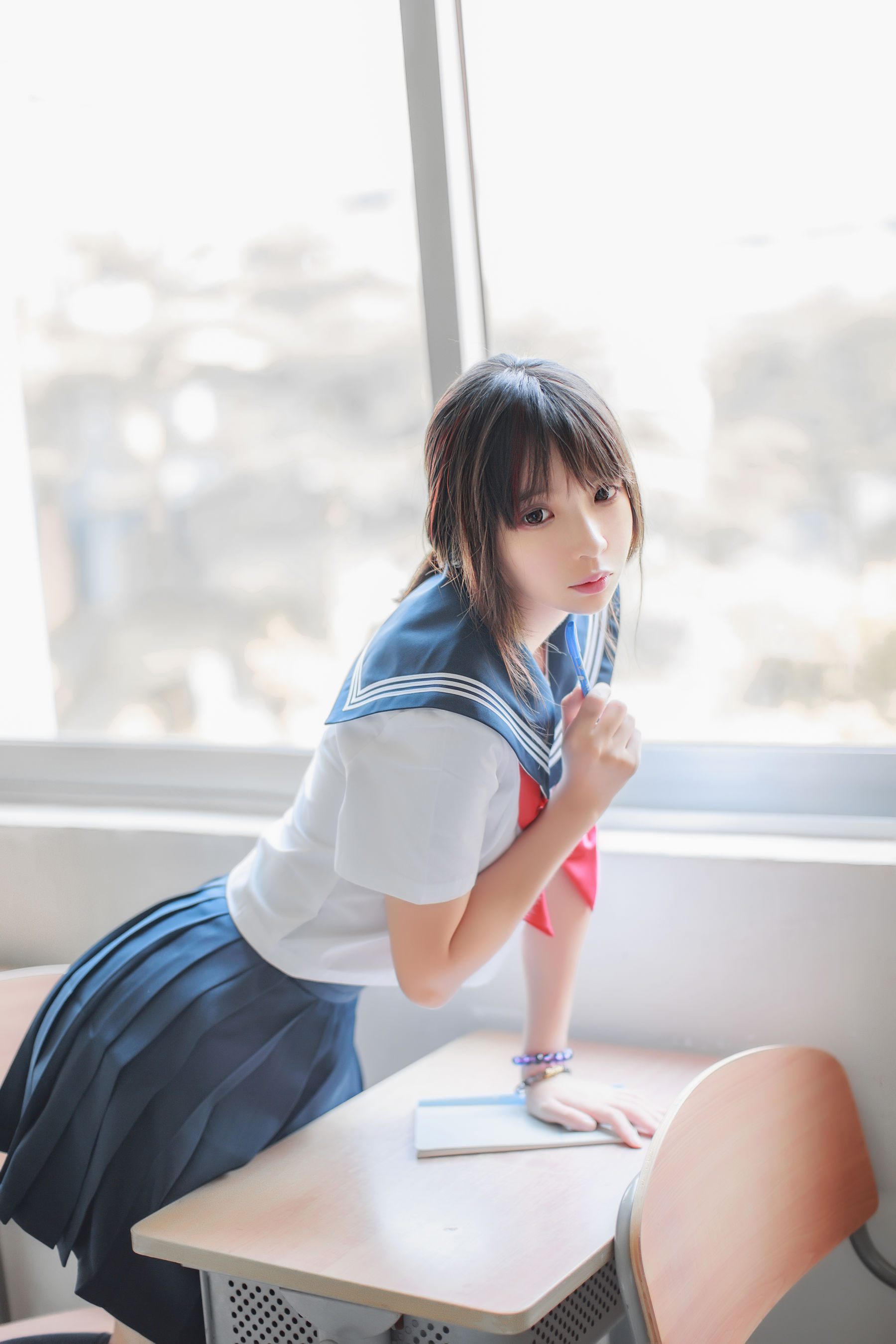 [萝莉COS] 疯猫ss《同桌的水手服》 [41P]