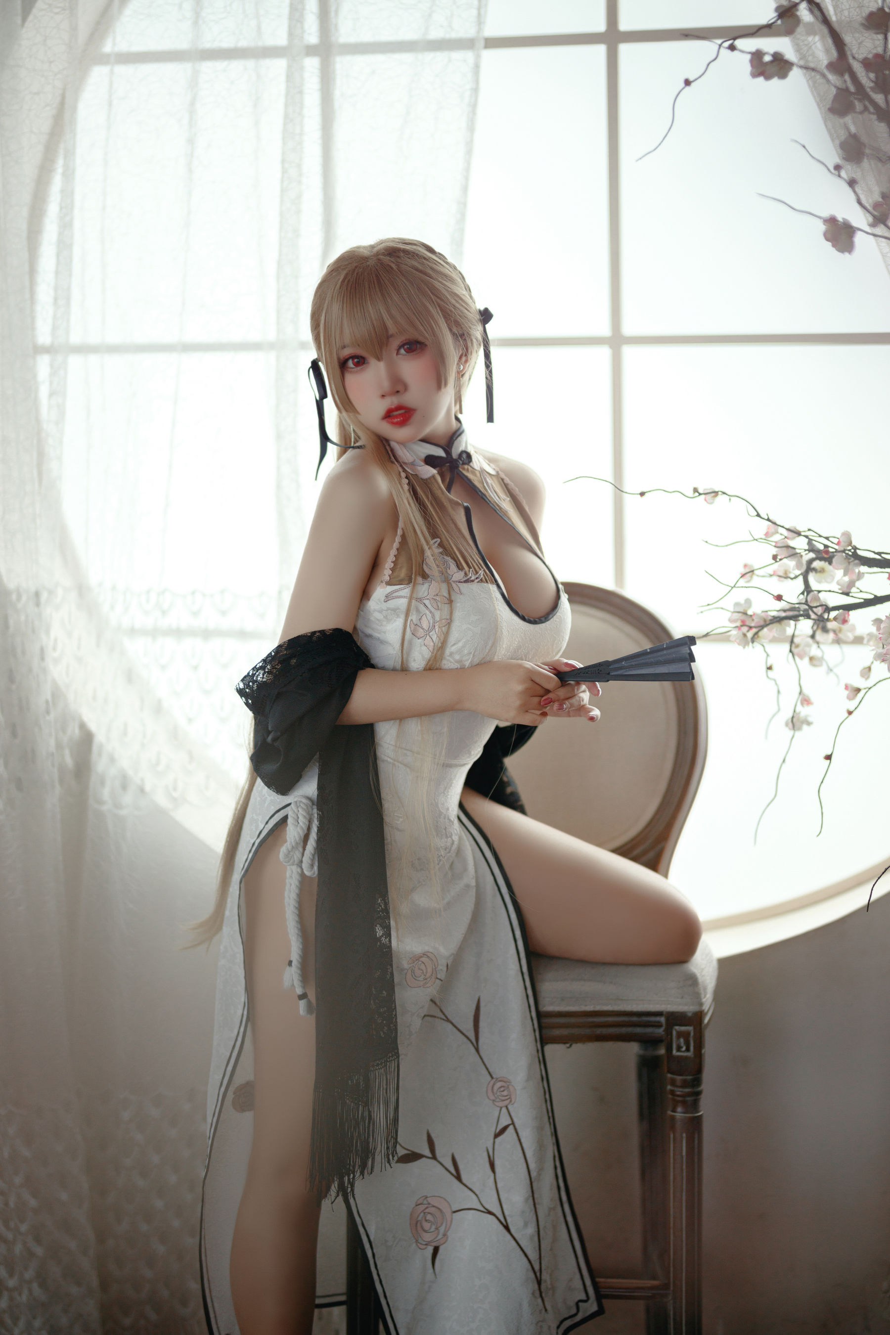 动漫博主貓田聖奈奈(桃之啾啾) – 白玉佳人 [25P]