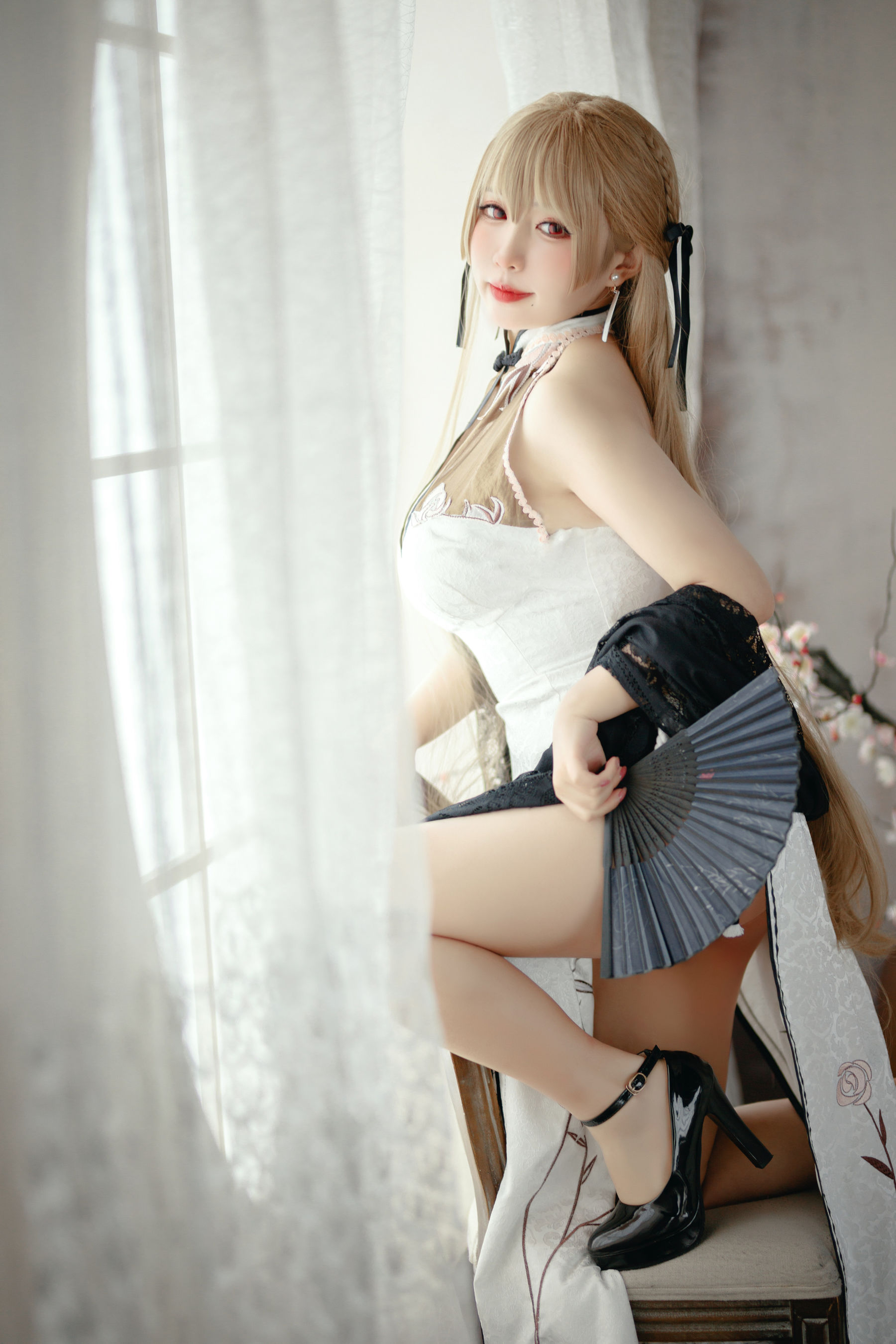 动漫博主貓田聖奈奈(桃之啾啾) – 白玉佳人 [25P]