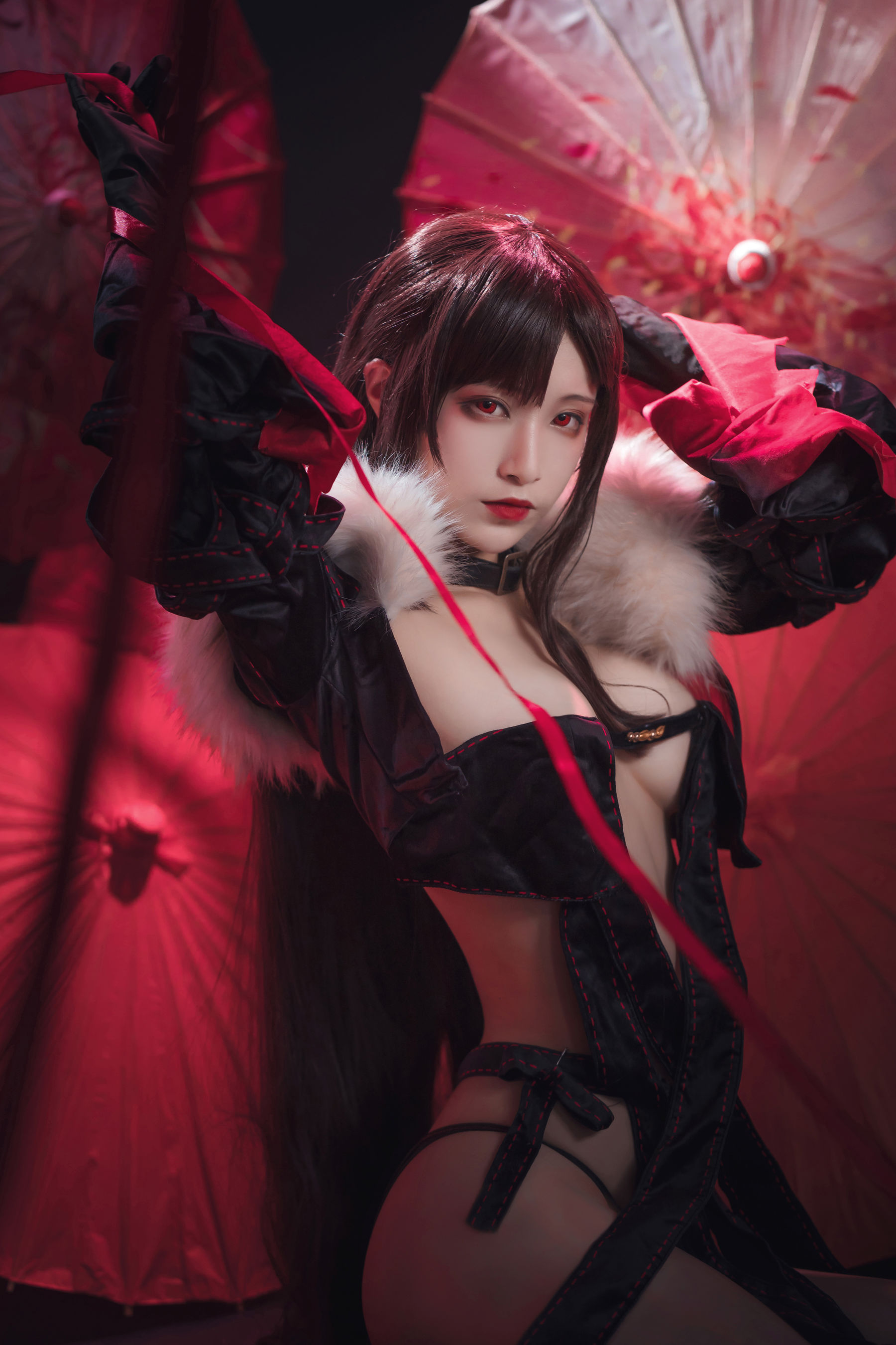 [Cosplay写真] 动漫博主铁板烧鬼舞w – 虞美人 [26P]