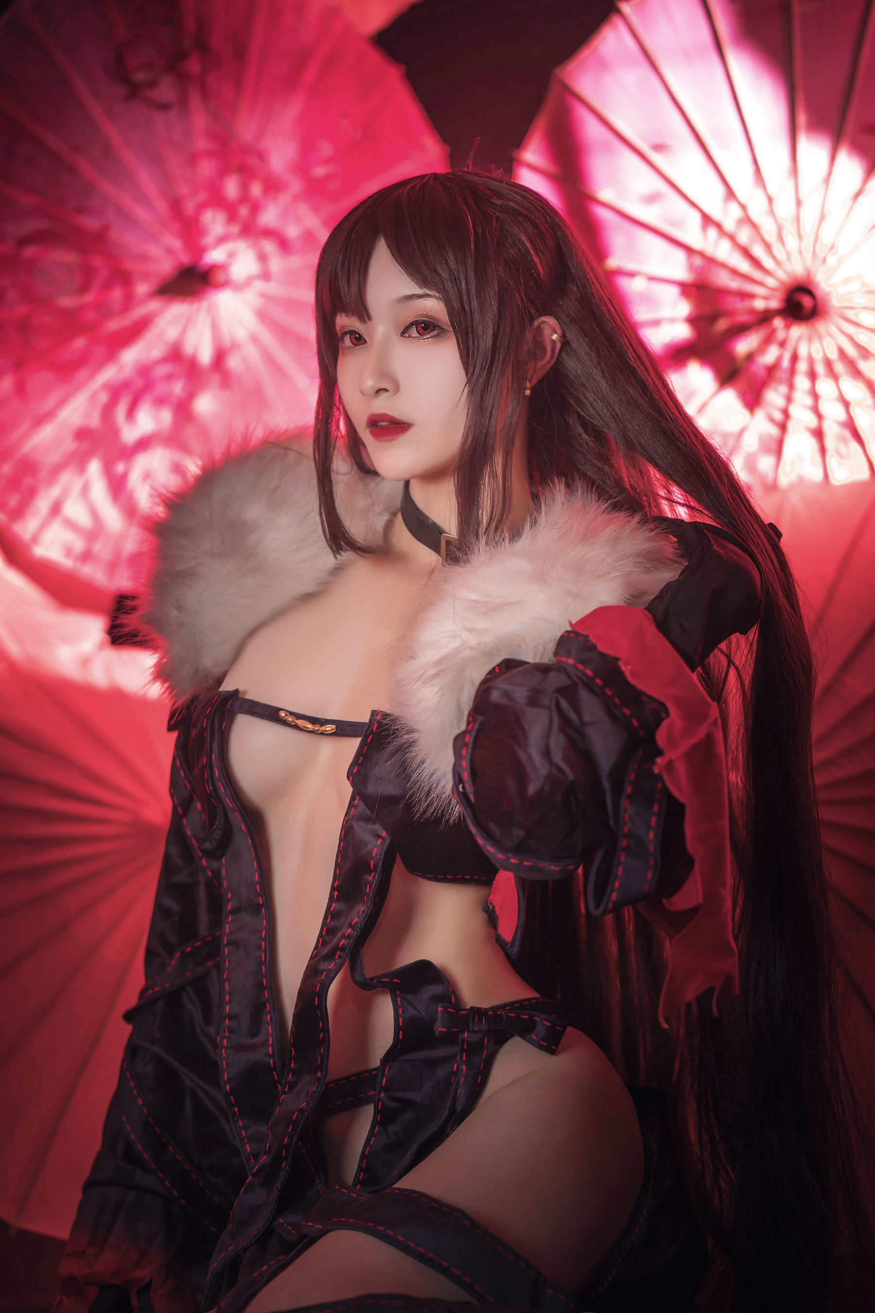 [Cosplay写真] 动漫博主铁板烧鬼舞w – 虞美人 [26P]