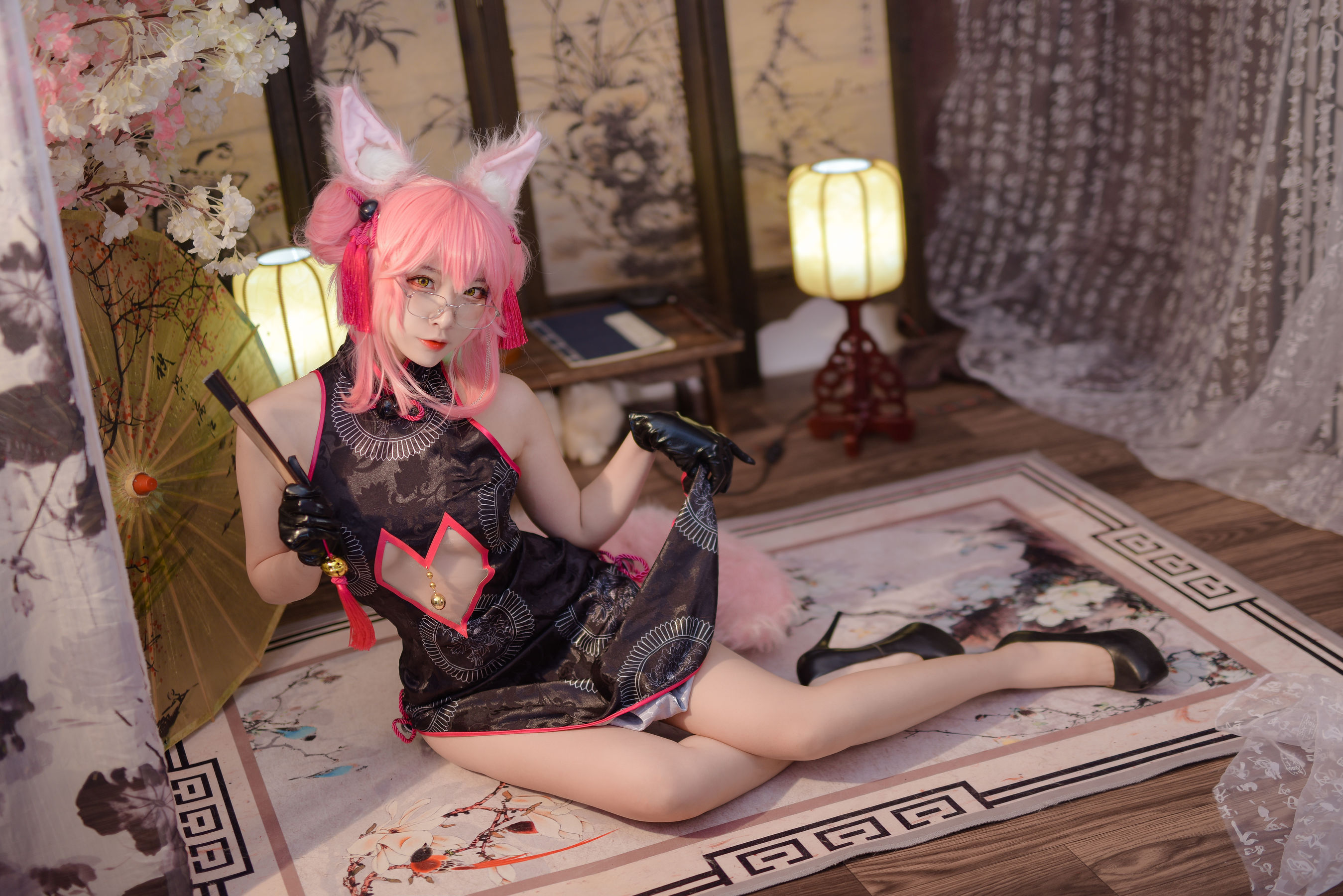 人气Coser二佐Nisa Fate旗袍狐 [28P]