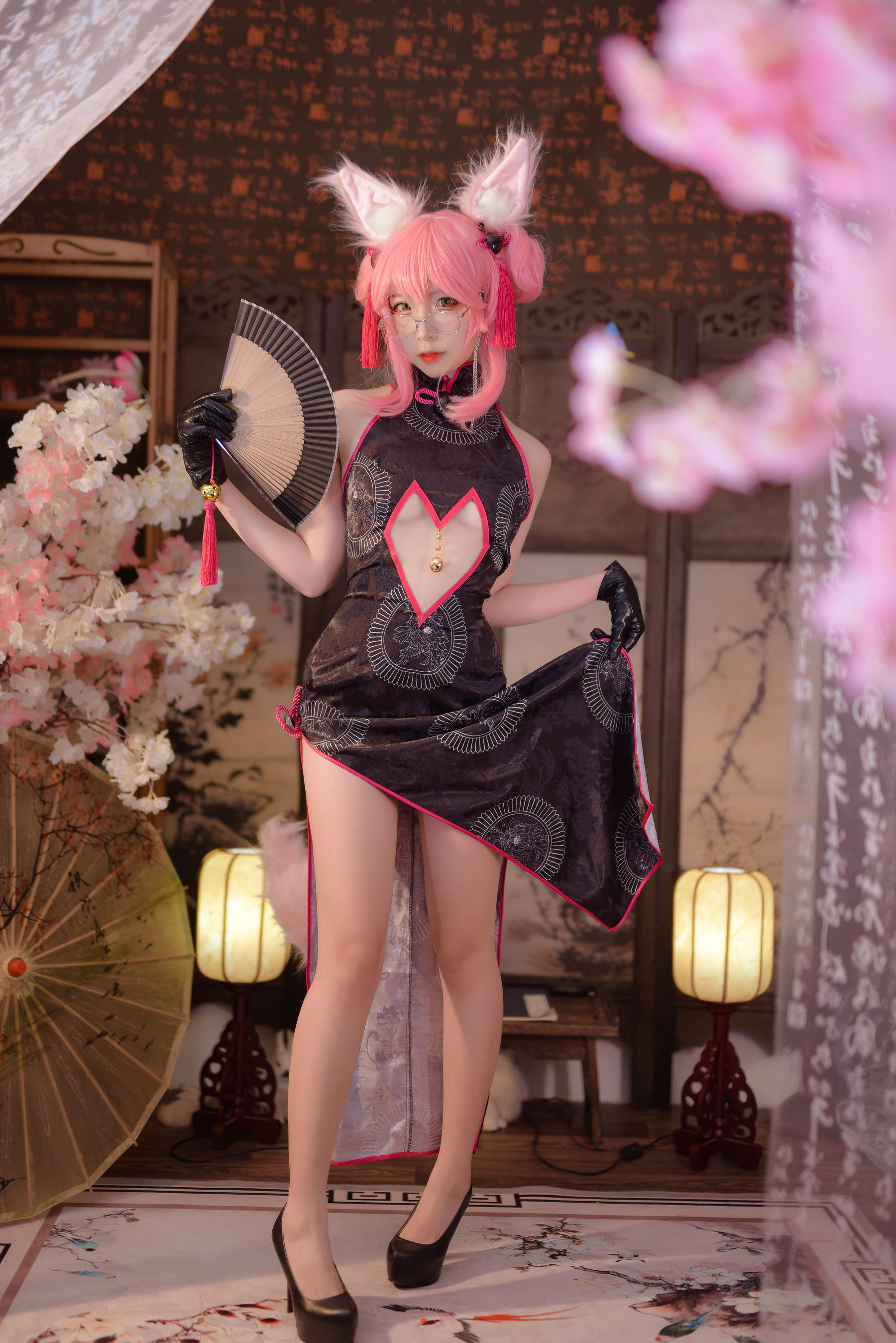 人气Coser二佐Nisa Fate旗袍狐 [28P]
