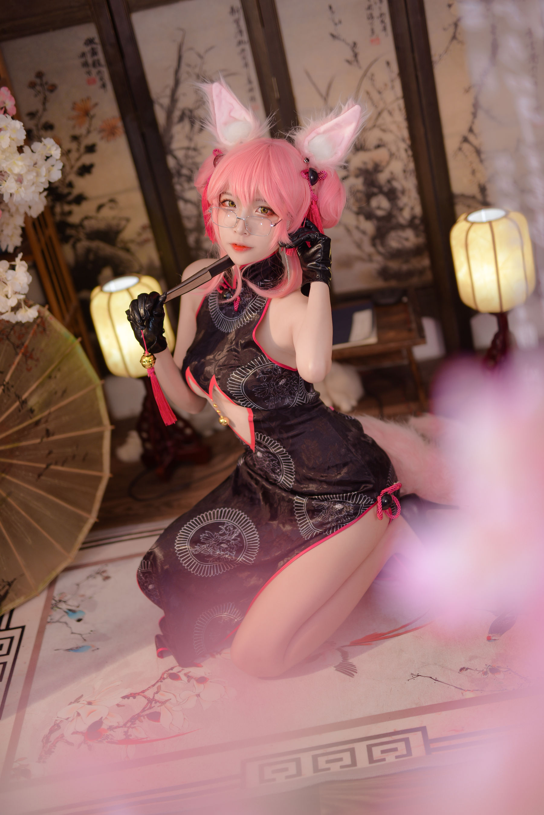 人气Coser二佐Nisa Fate旗袍狐 [28P]