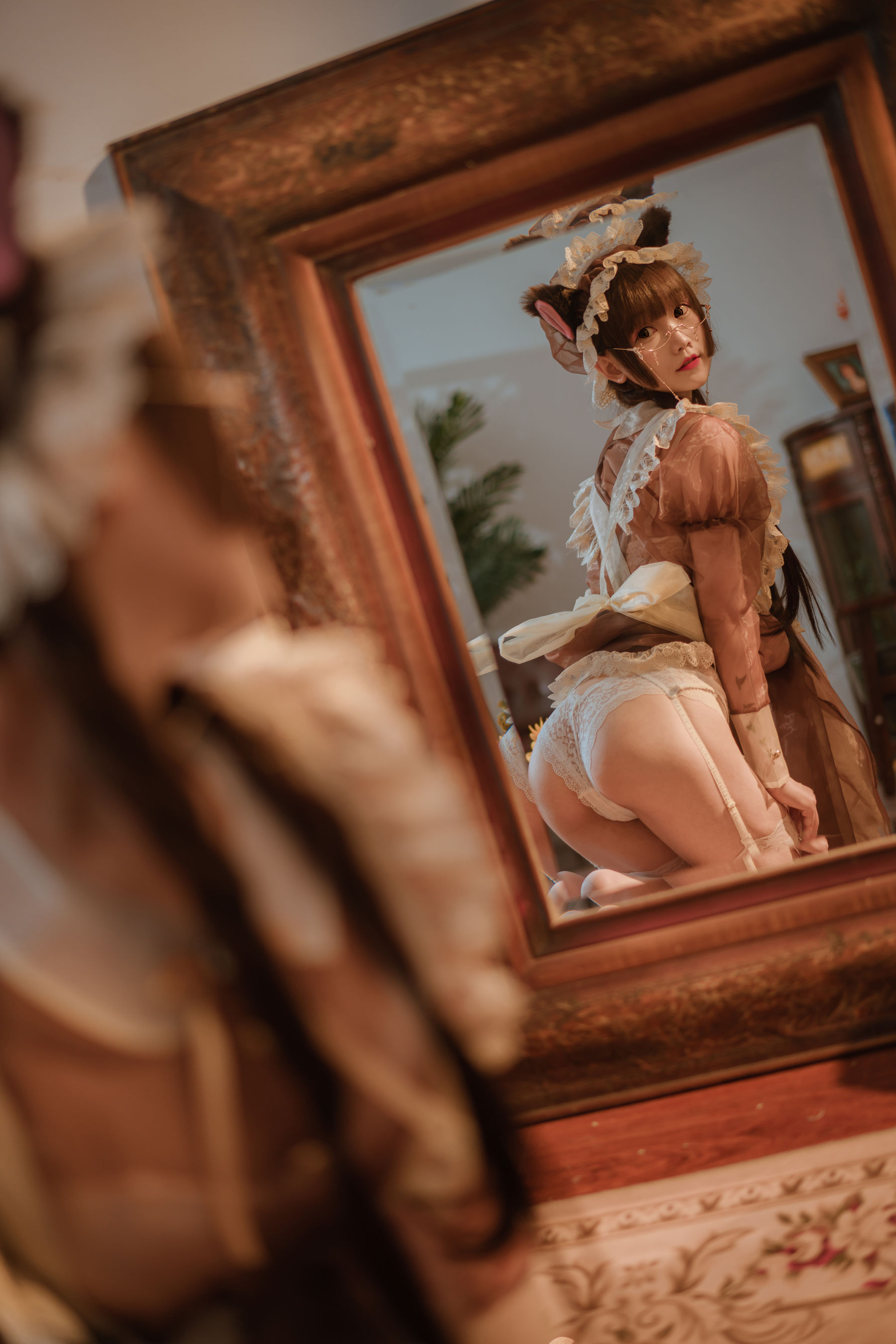 COS少女星野咪兔 透明女仆 [59P]