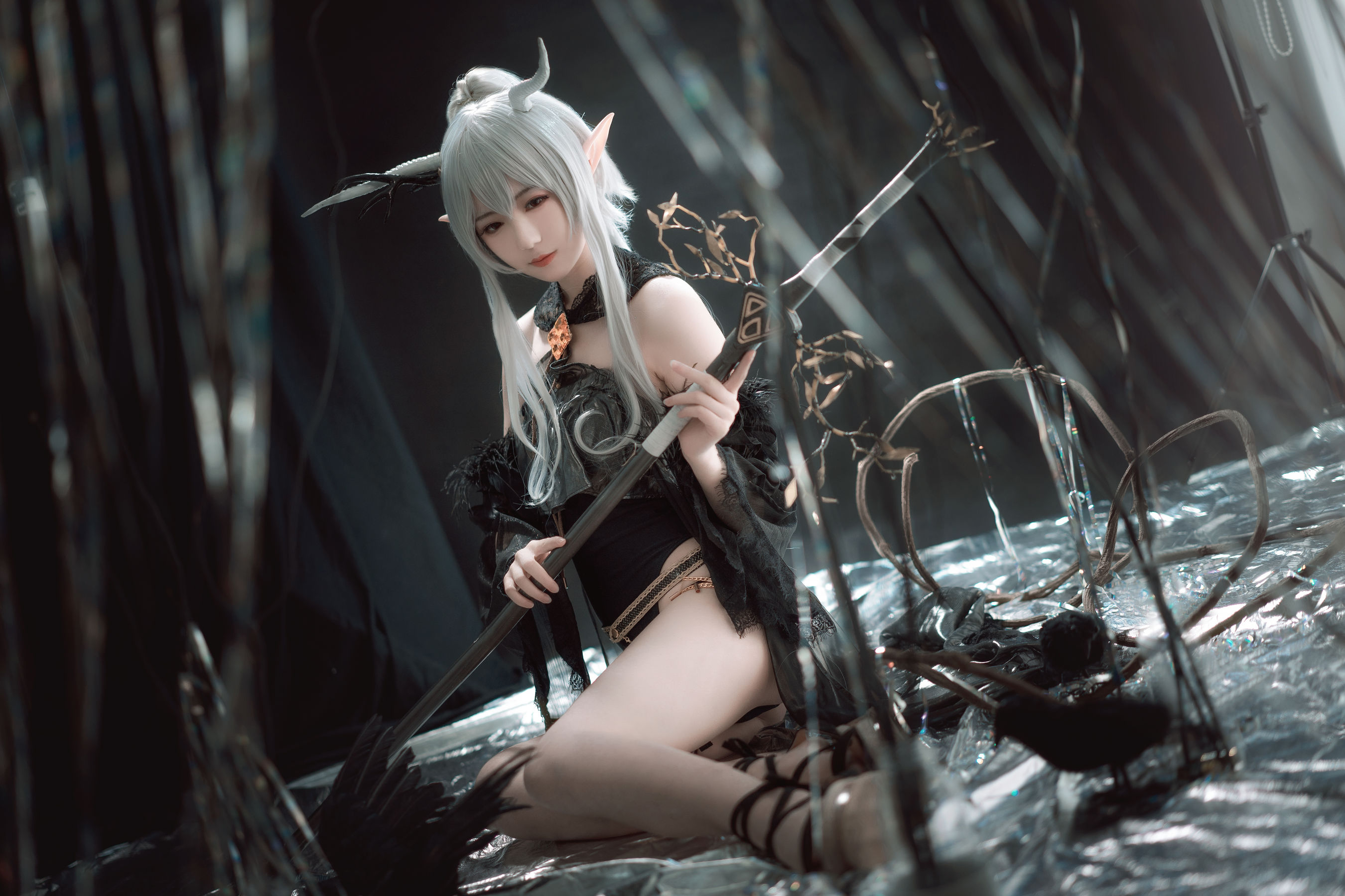 小姐姐弥音音ww 明日方舟 闪灵 [16P]