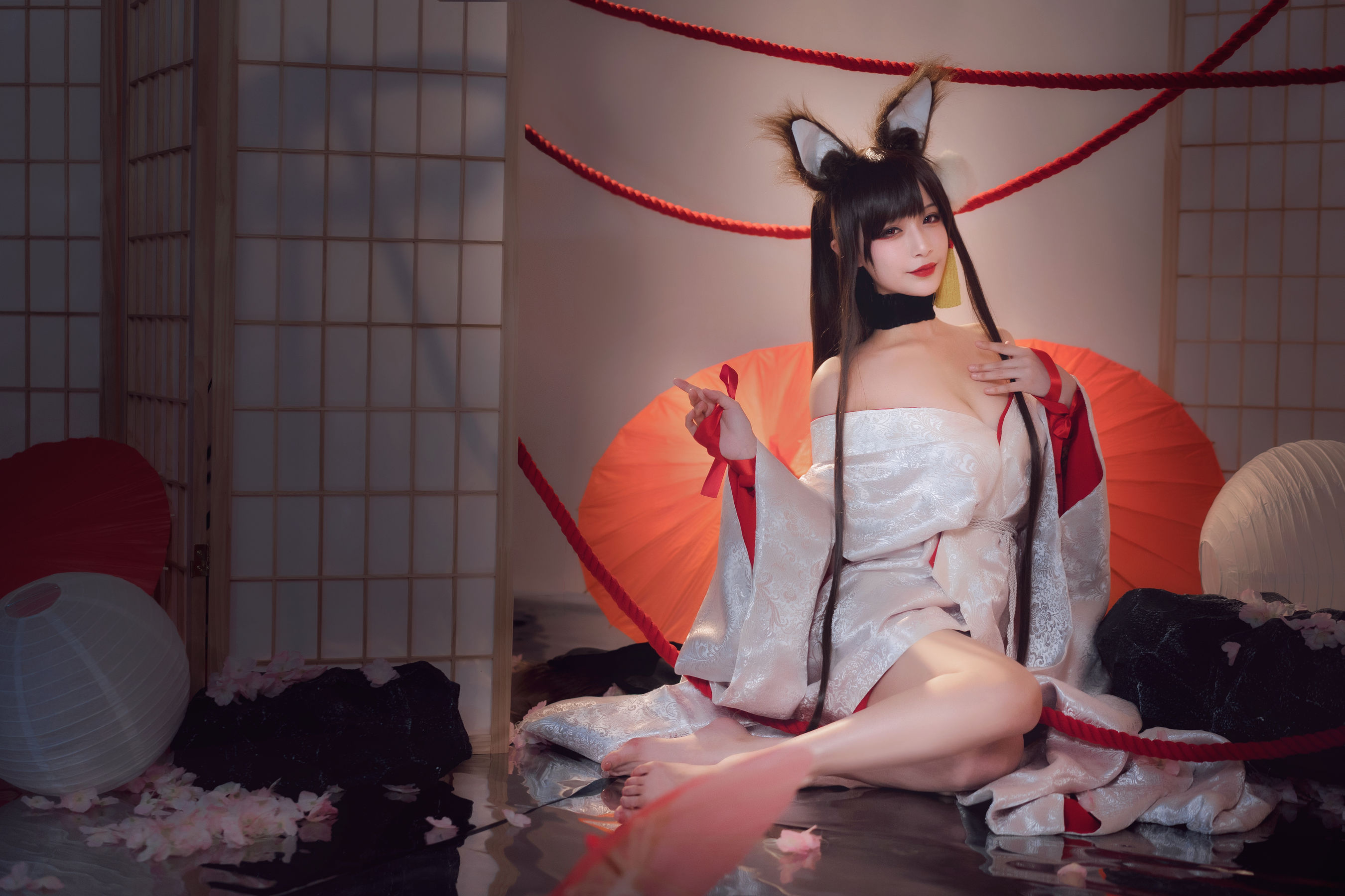 [Cosplay写真] 动漫博主铁板烧鬼舞w – 赤城 [20P]