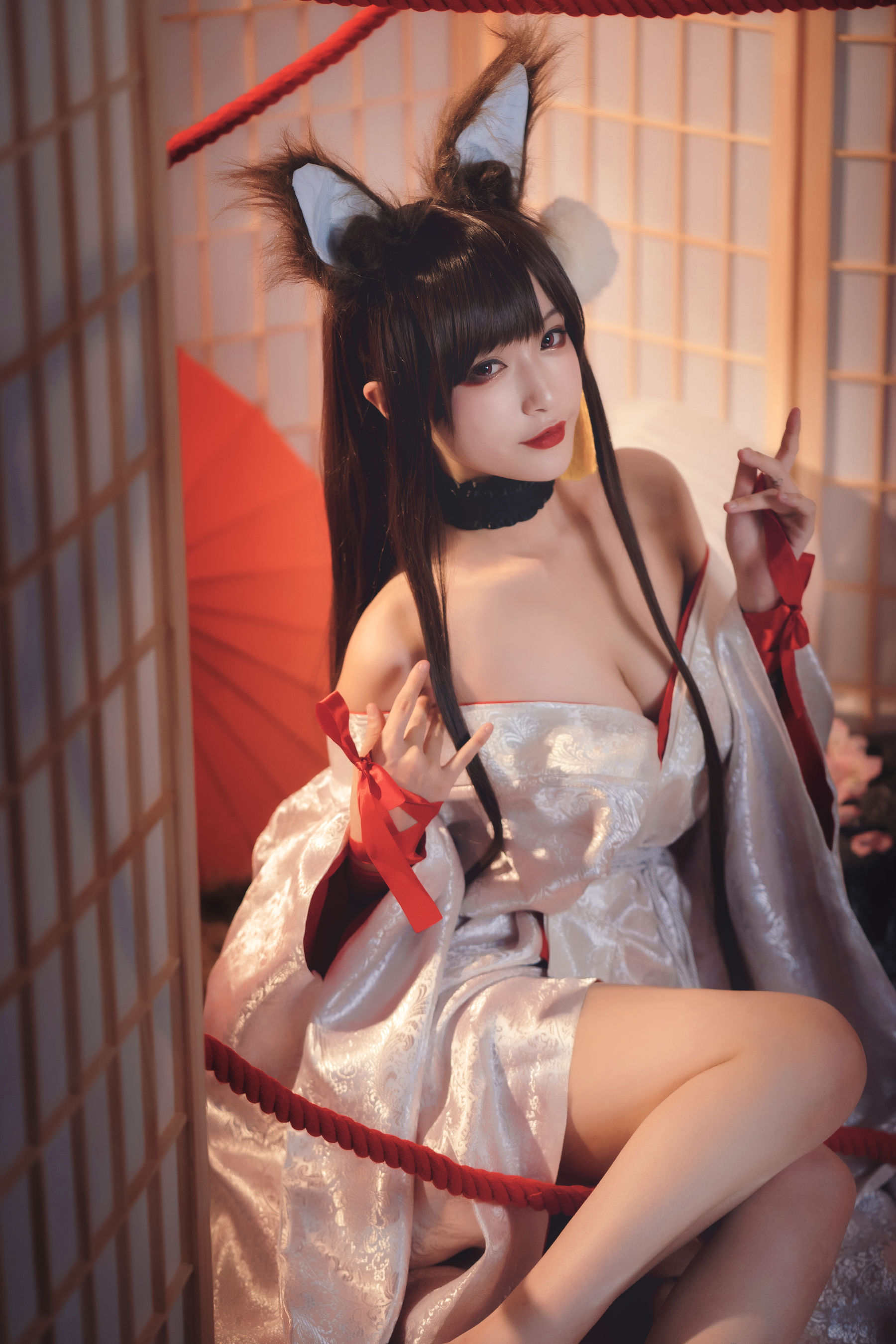 [Cosplay写真] 动漫博主铁板烧鬼舞w – 赤城 [20P]