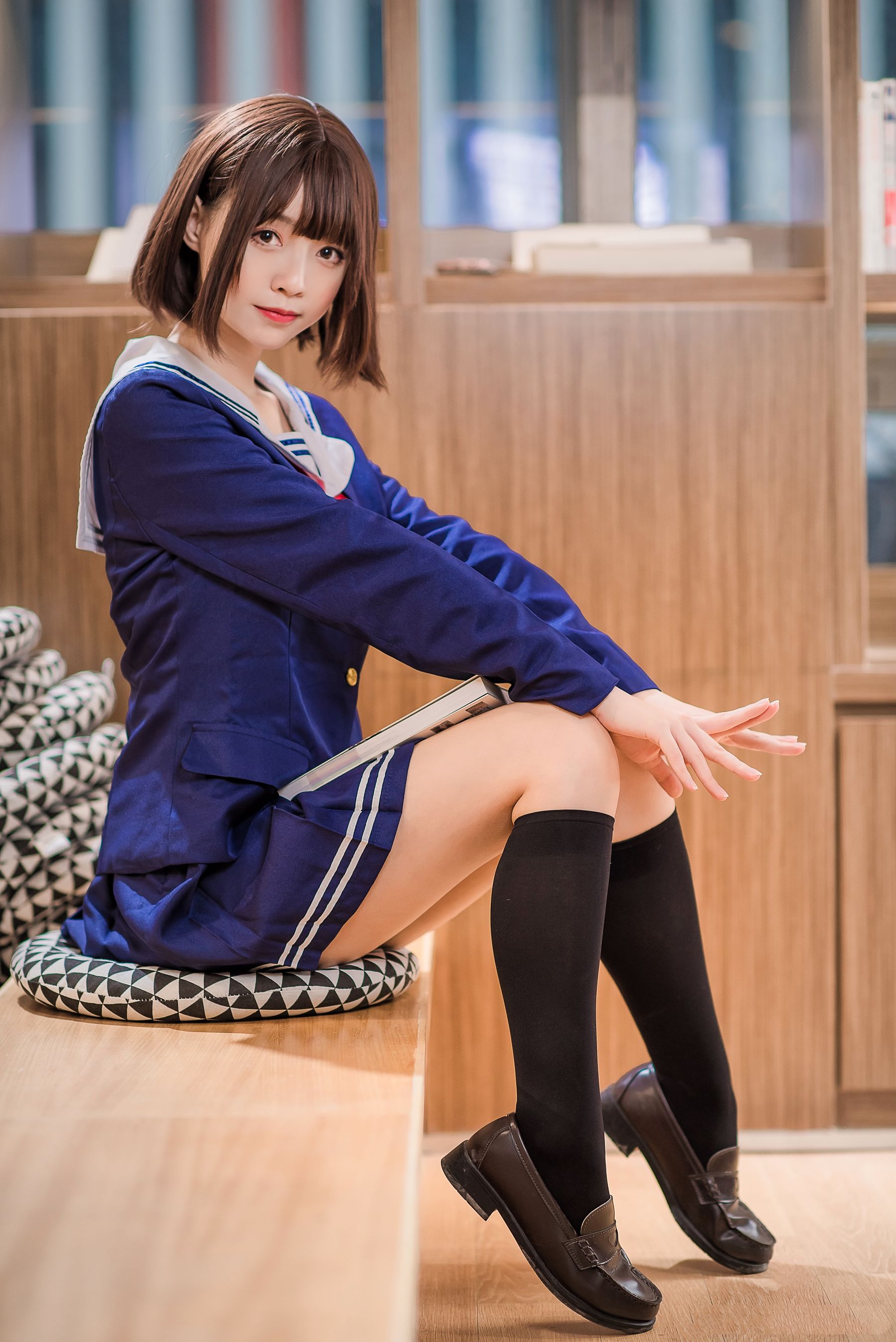 动漫博主大大卷卷小卷 – 加藤惠校服 [19P]